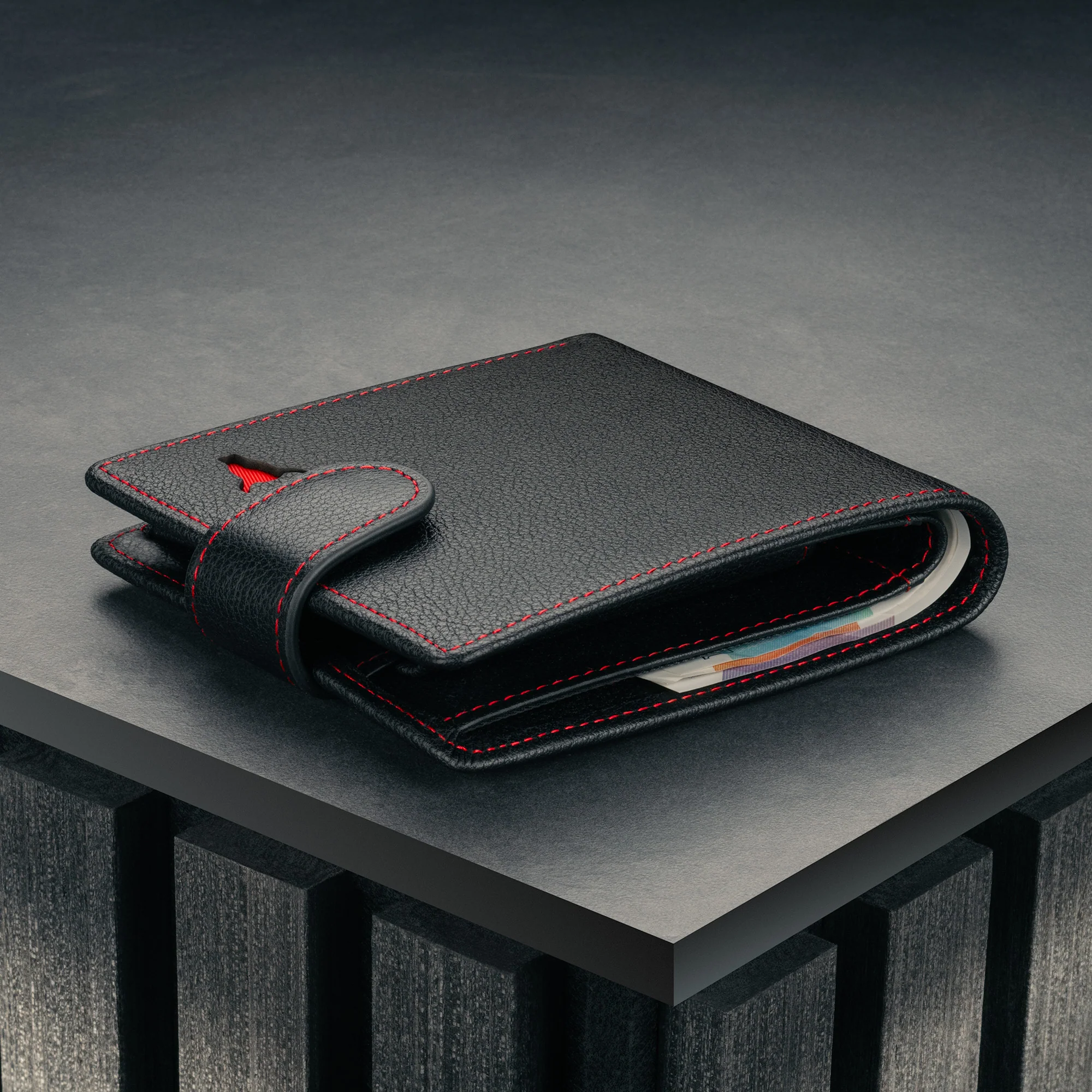 Leather Classic Wallet with Coin Pocket (RFID Blocking) - Image 4