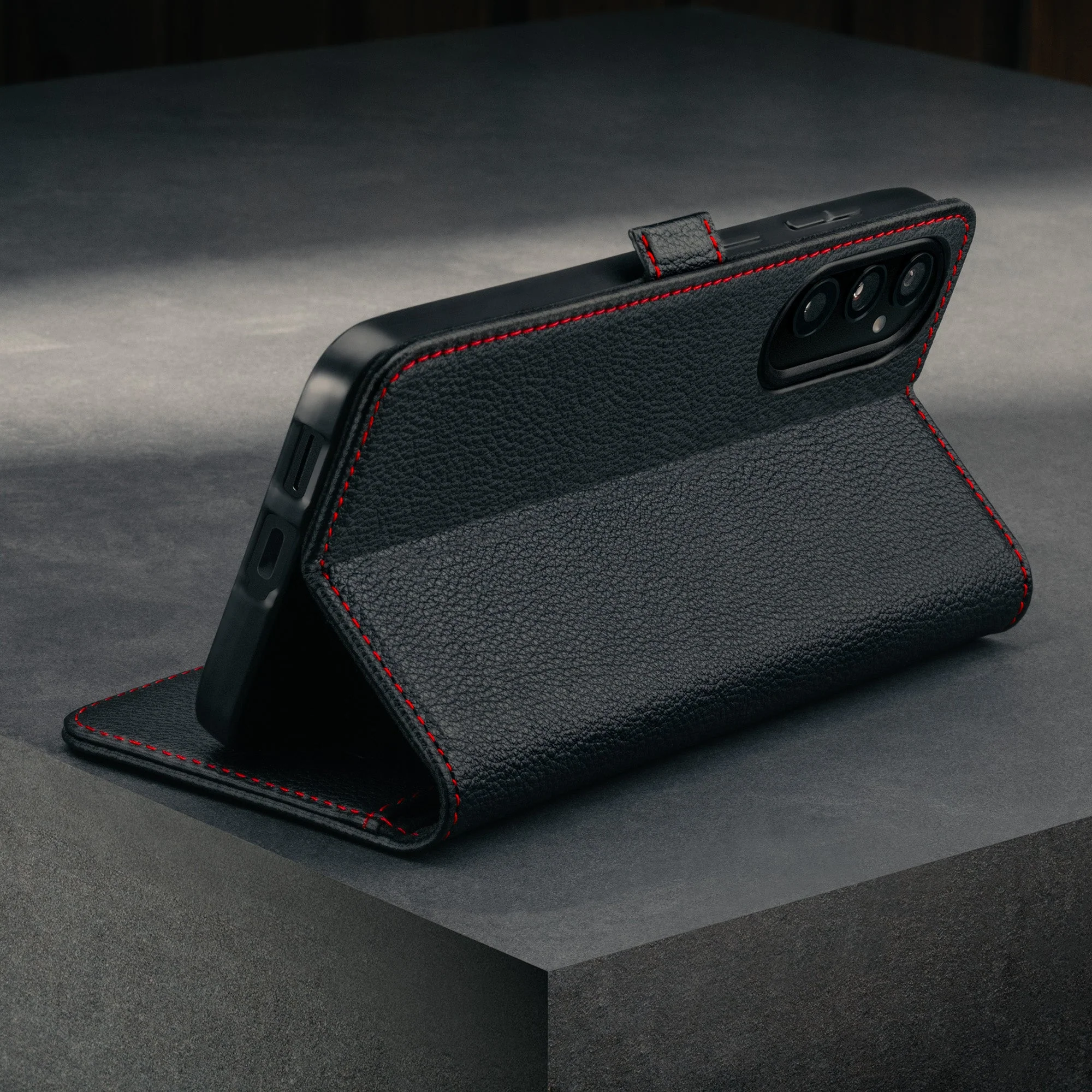 Samsung Galaxy A16 Leather Case (with Stand Function) - Image 3