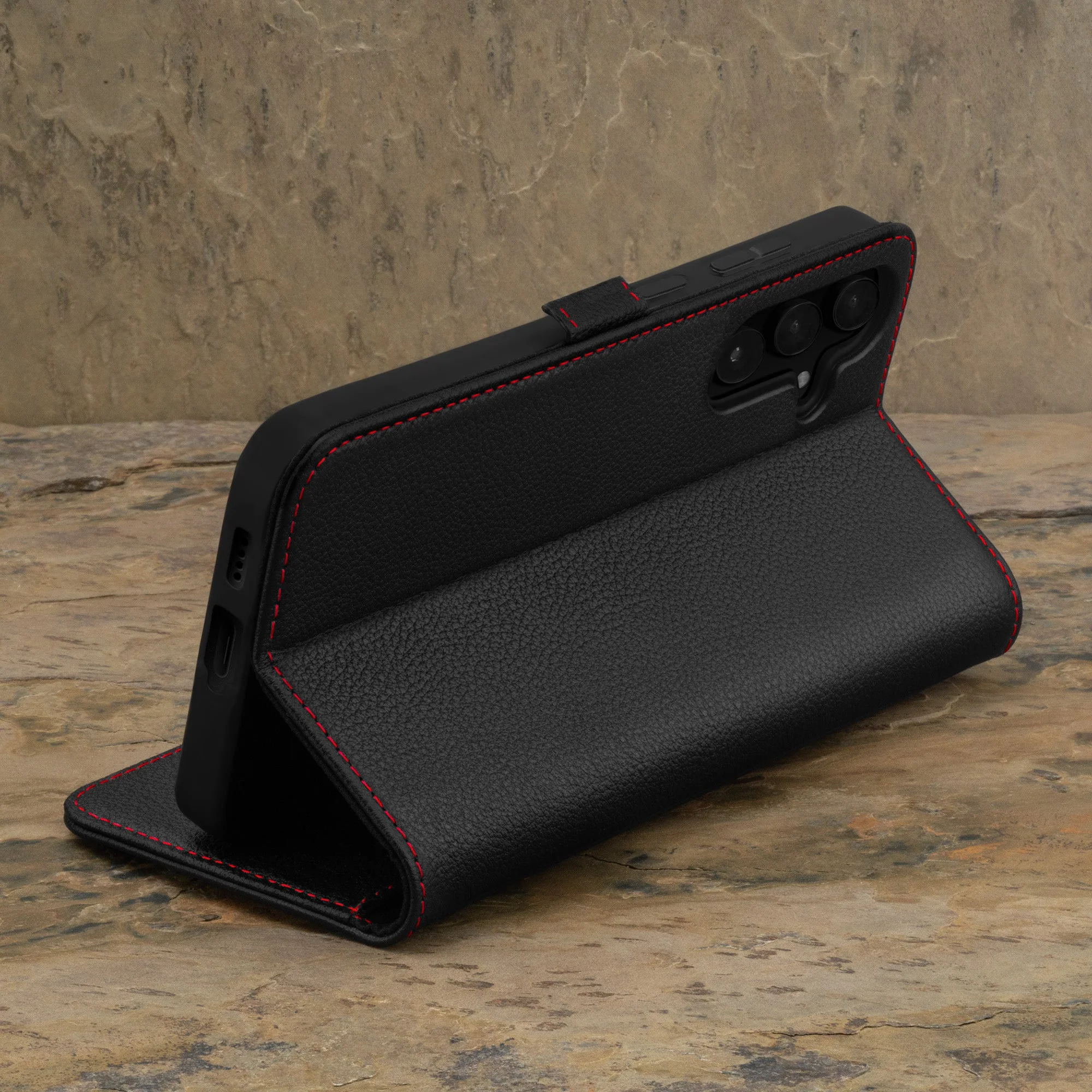 Samsung Galaxy A35 Leather Wallet Case (with Stand Function) - Image 3