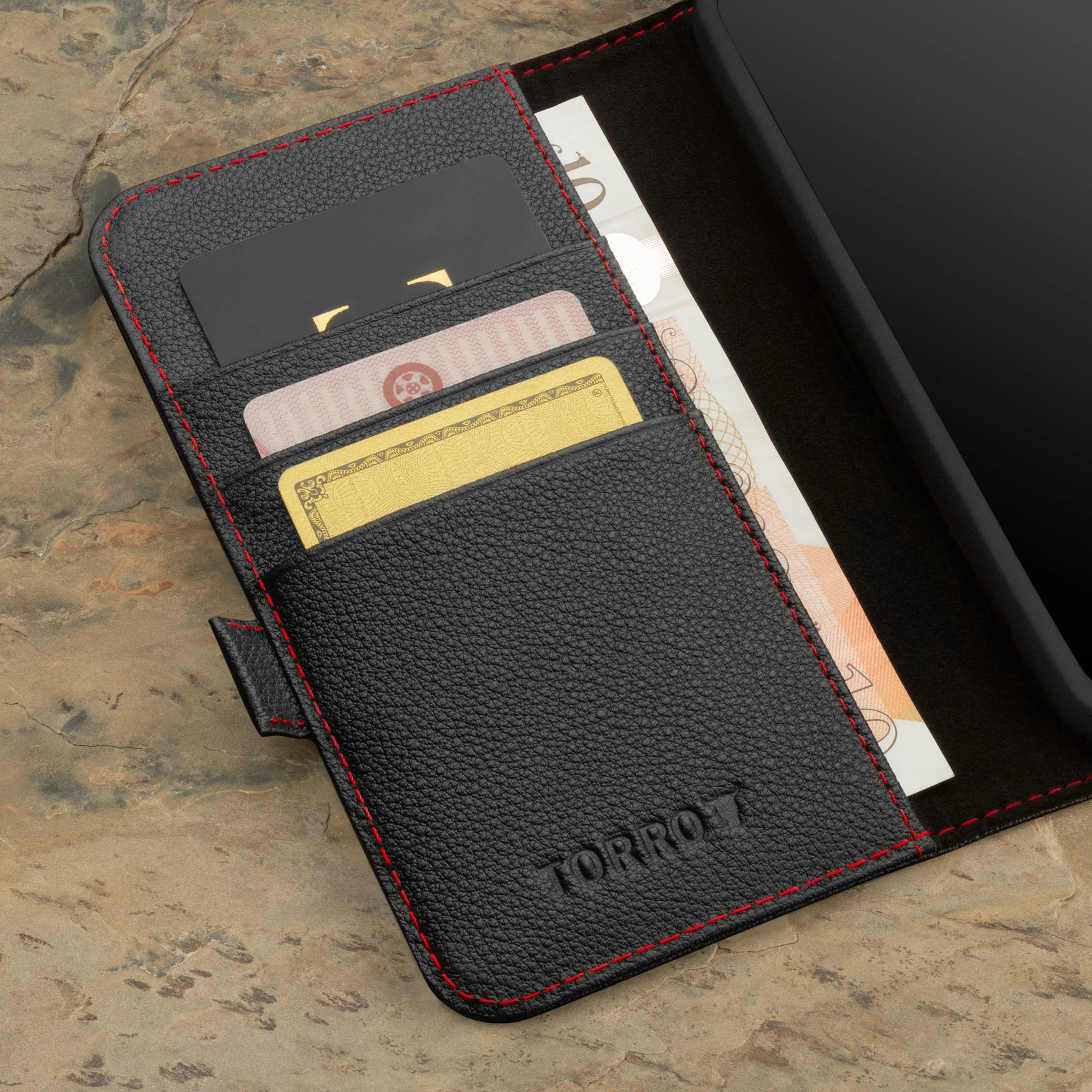 Samsung Galaxy A35 Leather Wallet Case (with Stand Function) - Image 4