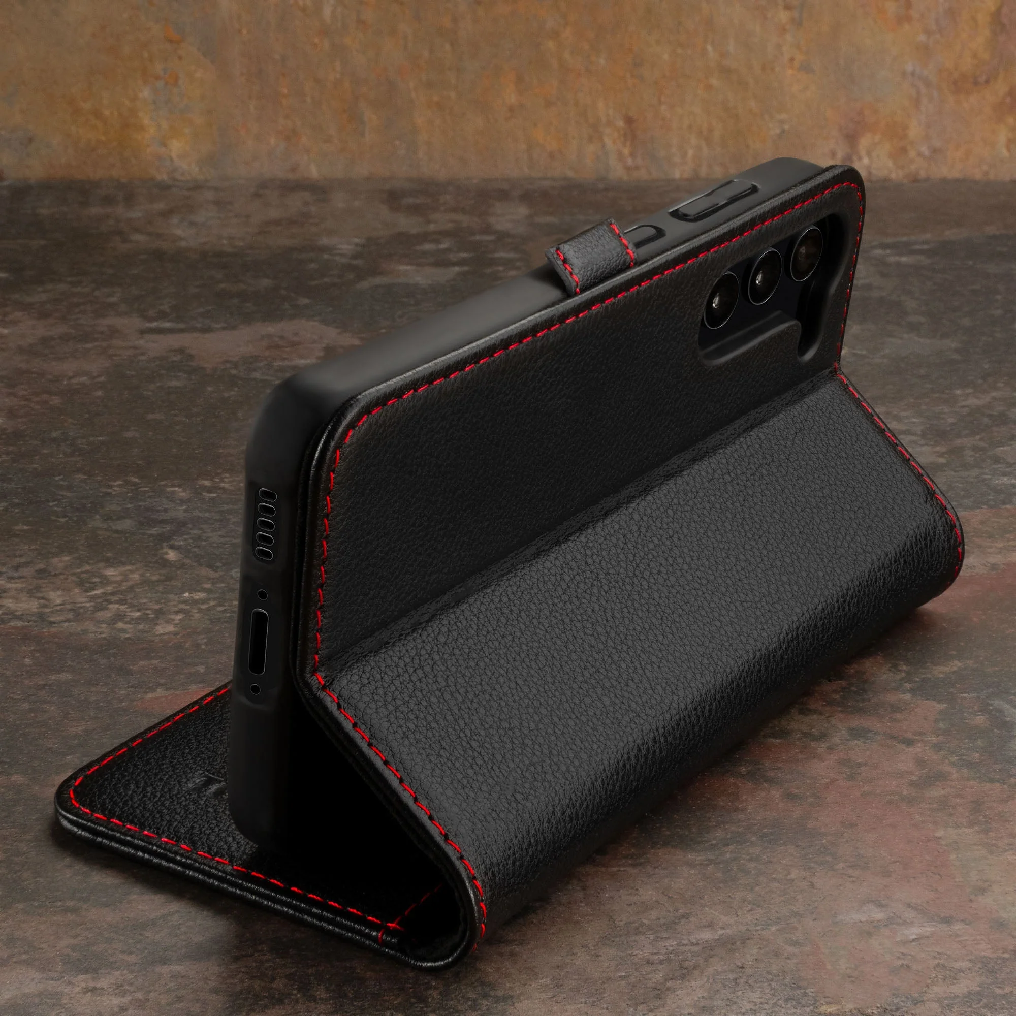 Samsung Galaxy S23 Leather Case (with Stand function) - Image 3