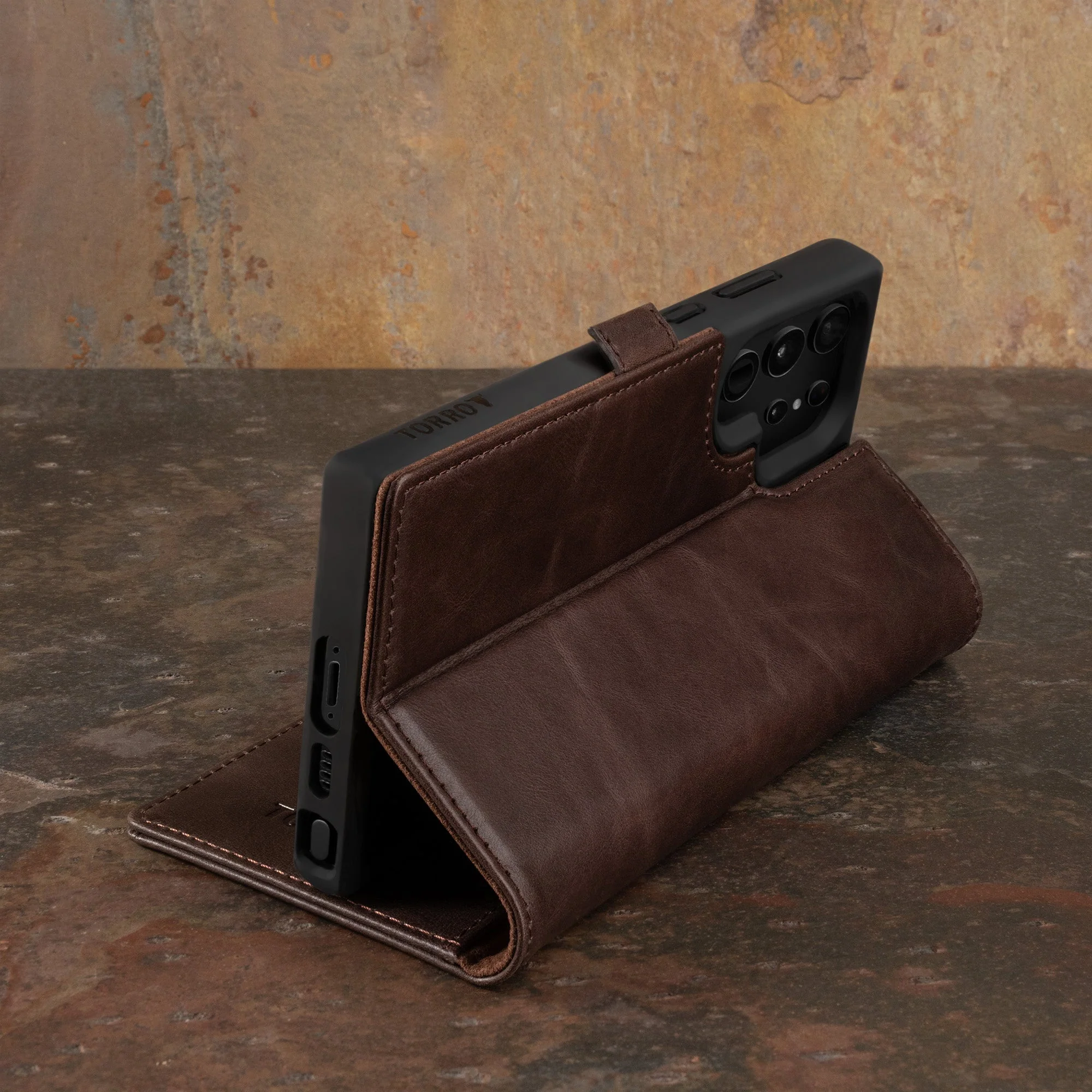 Samsung Galaxy S23 Ultra Leather Case (with Stand function) - Image 11
