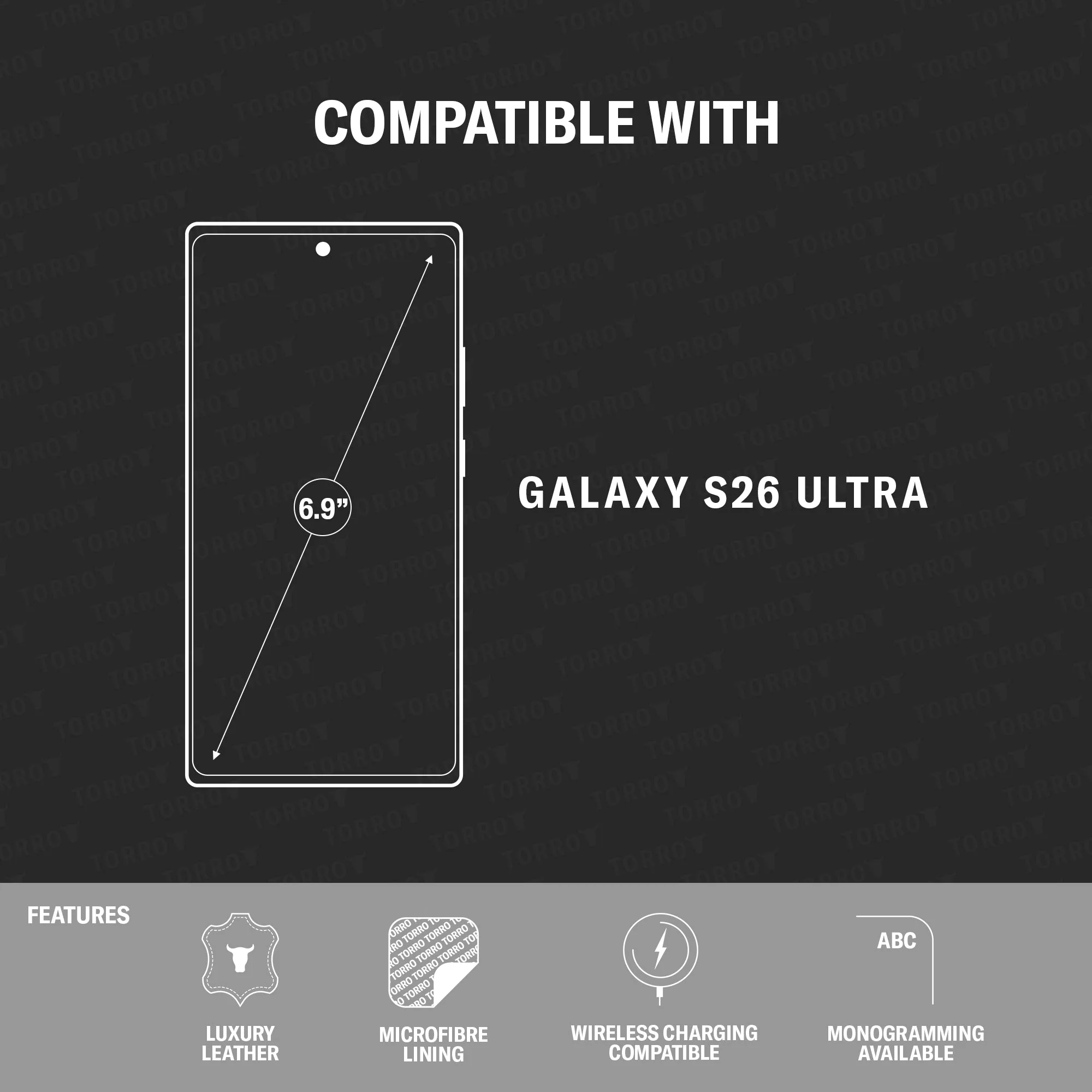 Samsung Galaxy S26 Ultra Leather Bumper Case - Image 4
