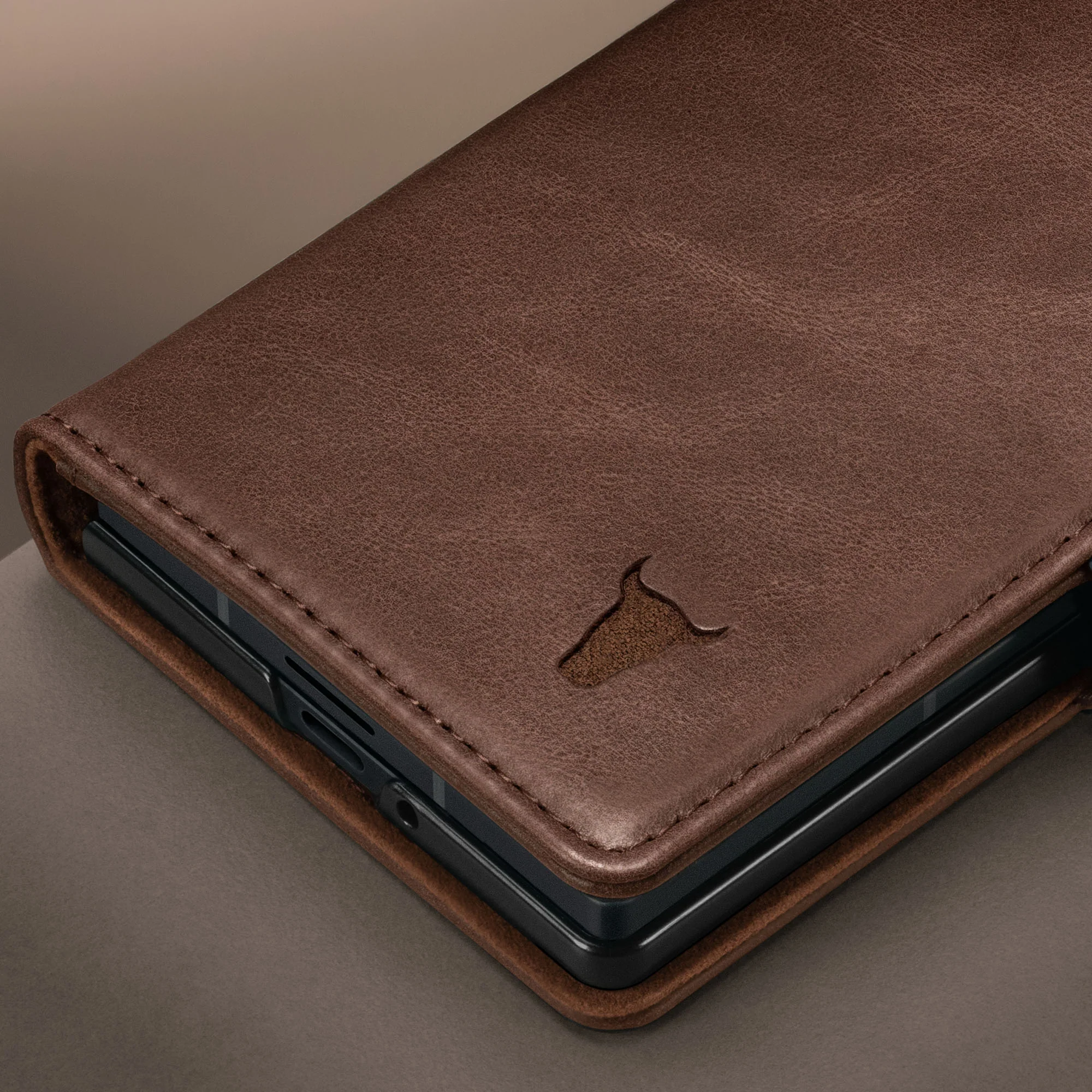 Samsung Galaxy Z Fold8 Ultra Leather Wallet Case (with Stand function) - Image 15