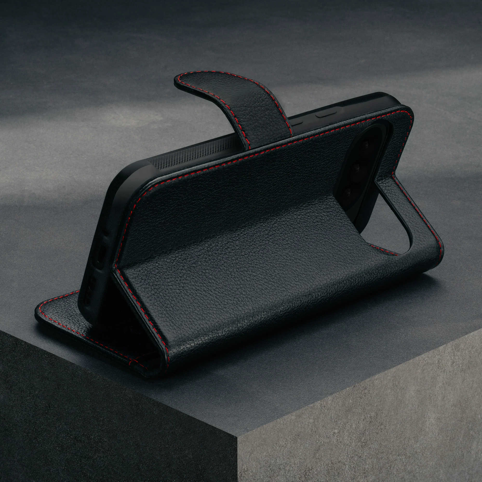 Google Pixel 9 Pro Leather Wallet Case (with Stand function) - Image 3