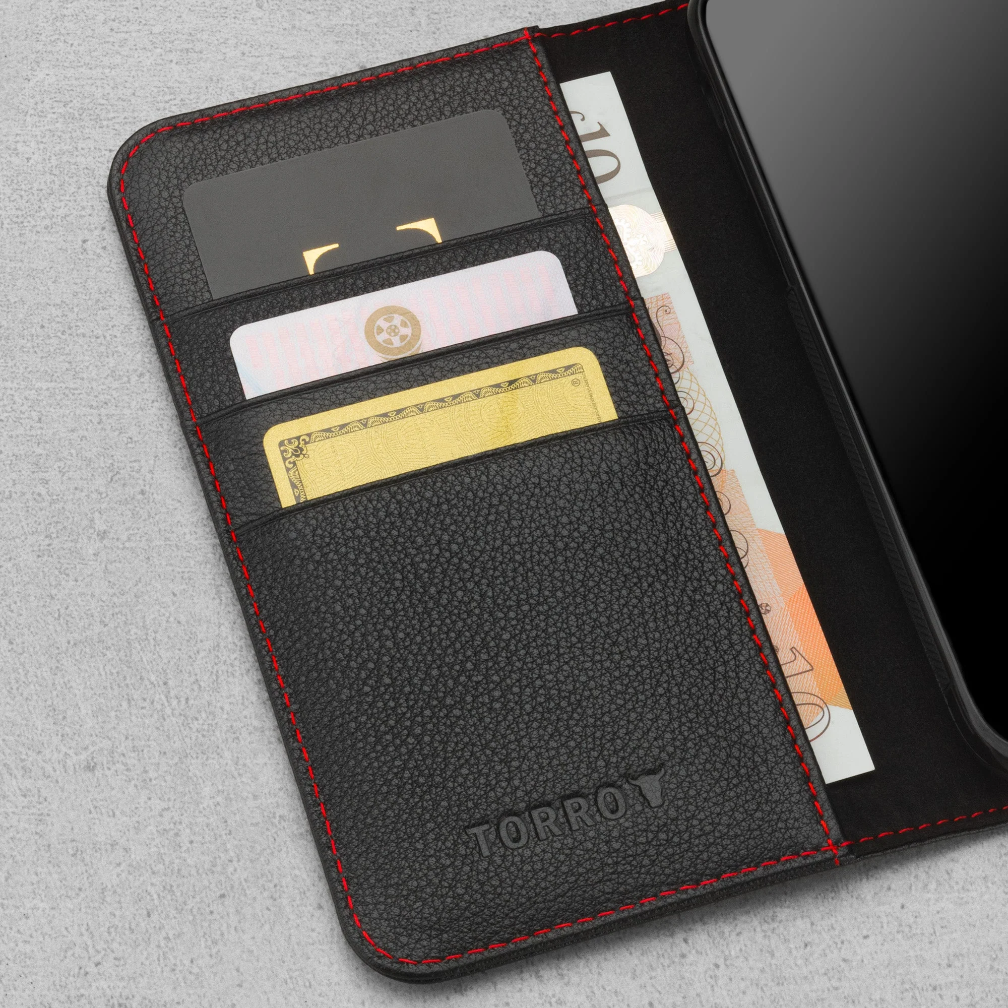 Apple iPhone 11 Leather Wallet Case (with Stand function) - Image 4