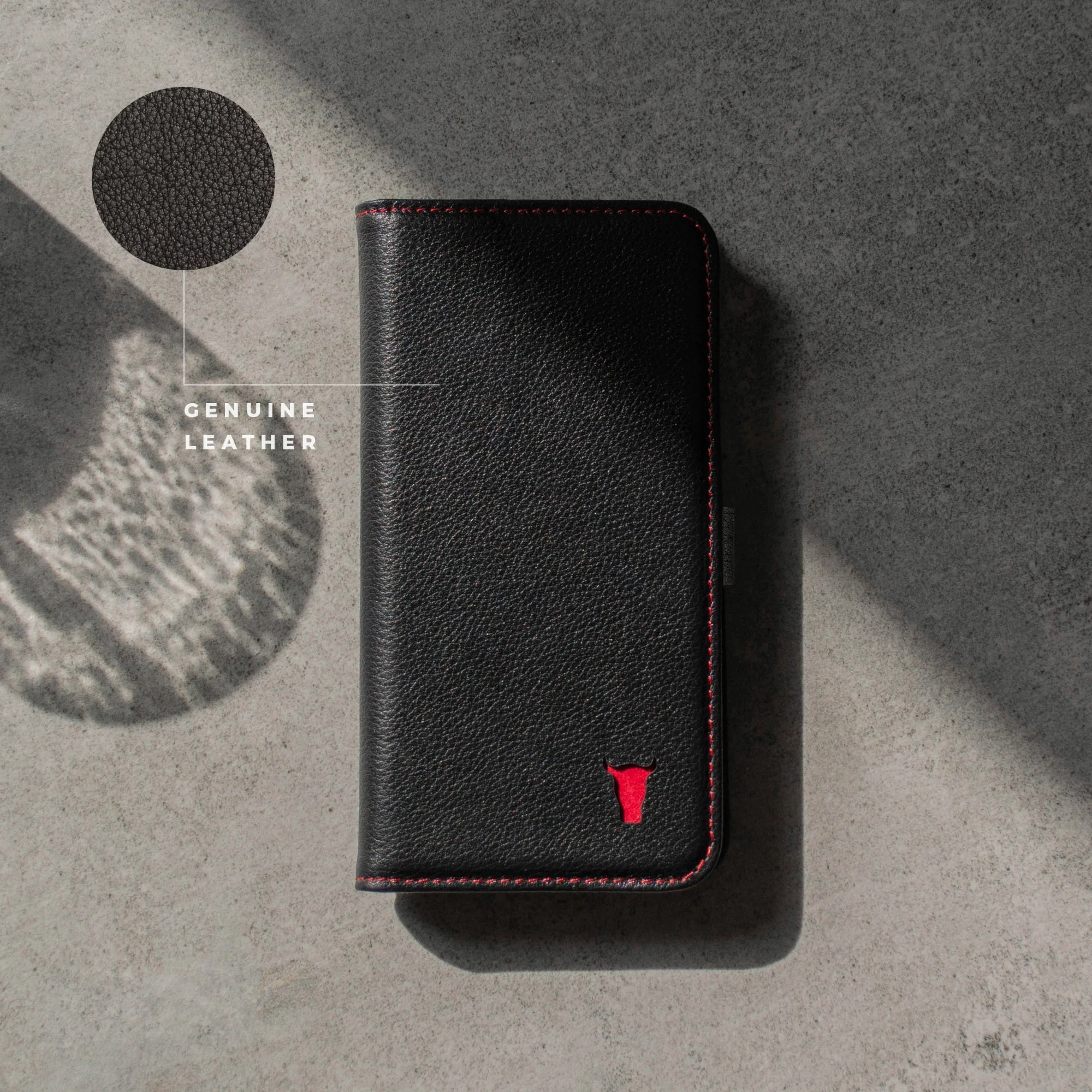 Apple iPhone 11 Pro Leather Case (with Stand function) - Image 6