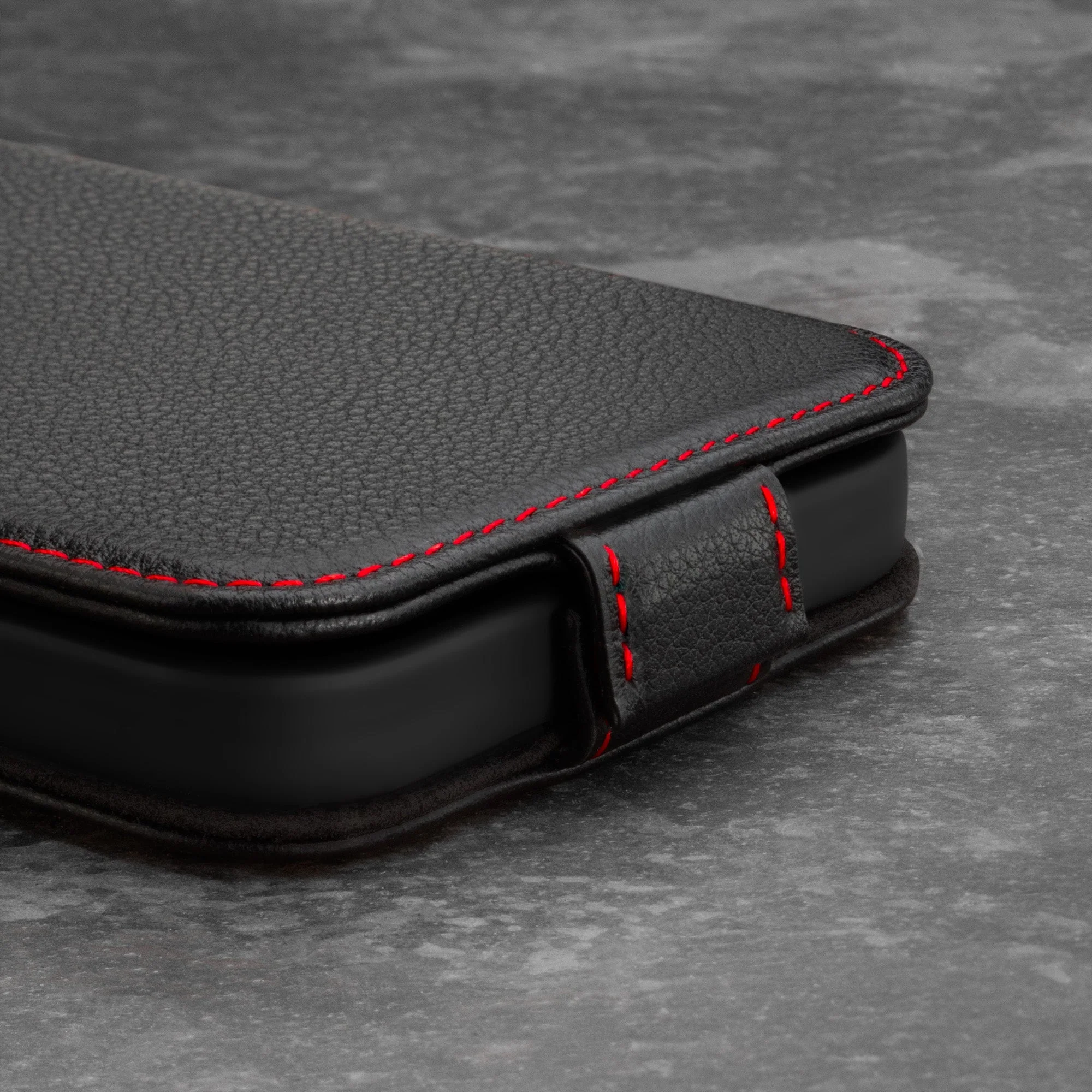 Apple iPhone 12 / 12 Pro Leather Flip Case (MagSafe Charging) - Image 5