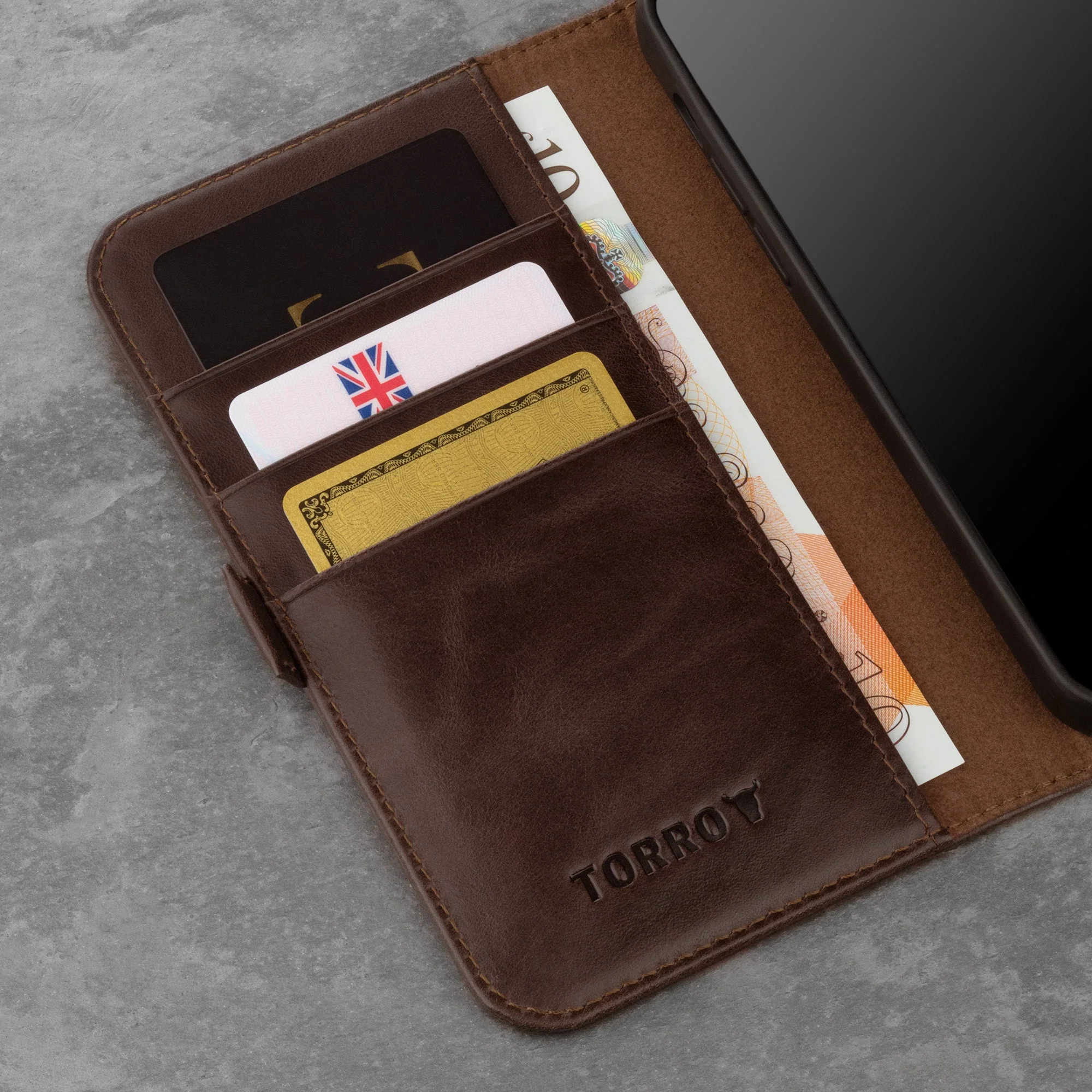 Apple iPhone 12 & iPhone 12 Pro Leather Wallet Case (with Stand Function) - Image 17