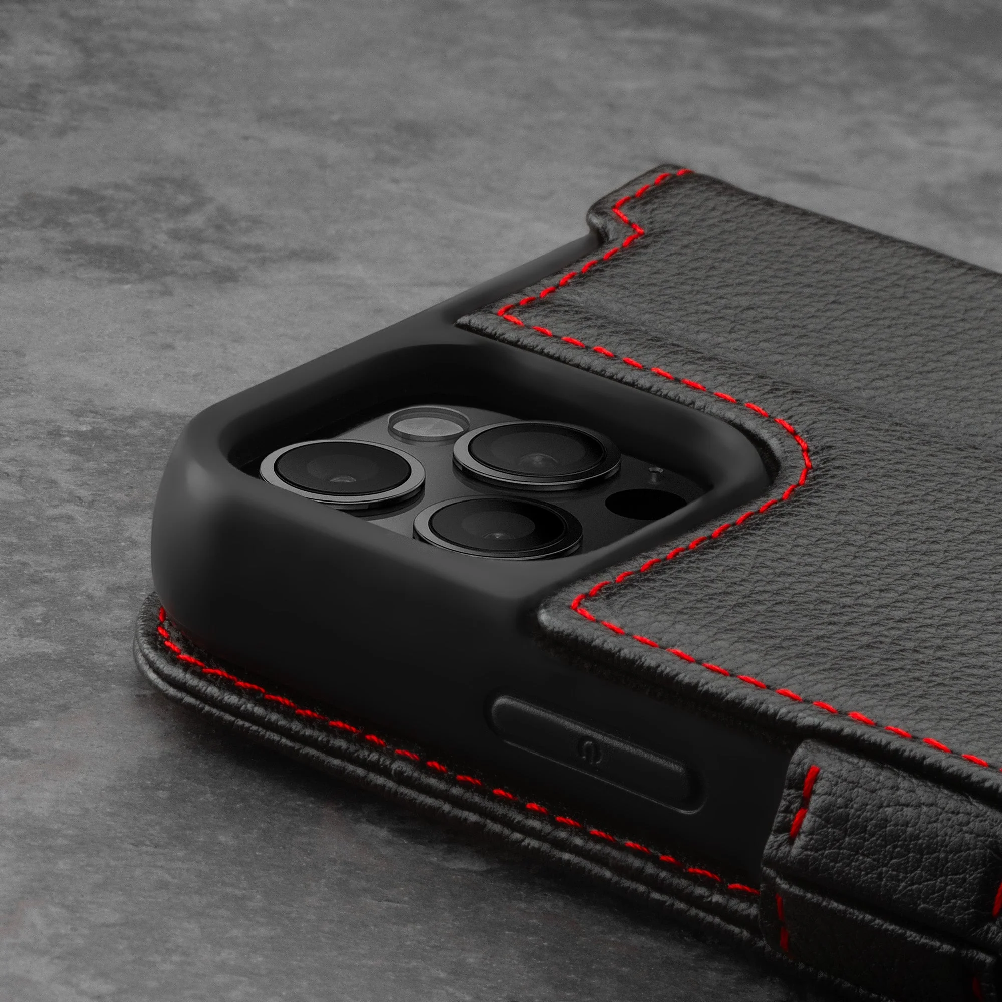 Apple iPhone 12 Pro Max Leather Wallet Case (with Stand function) - Image 5