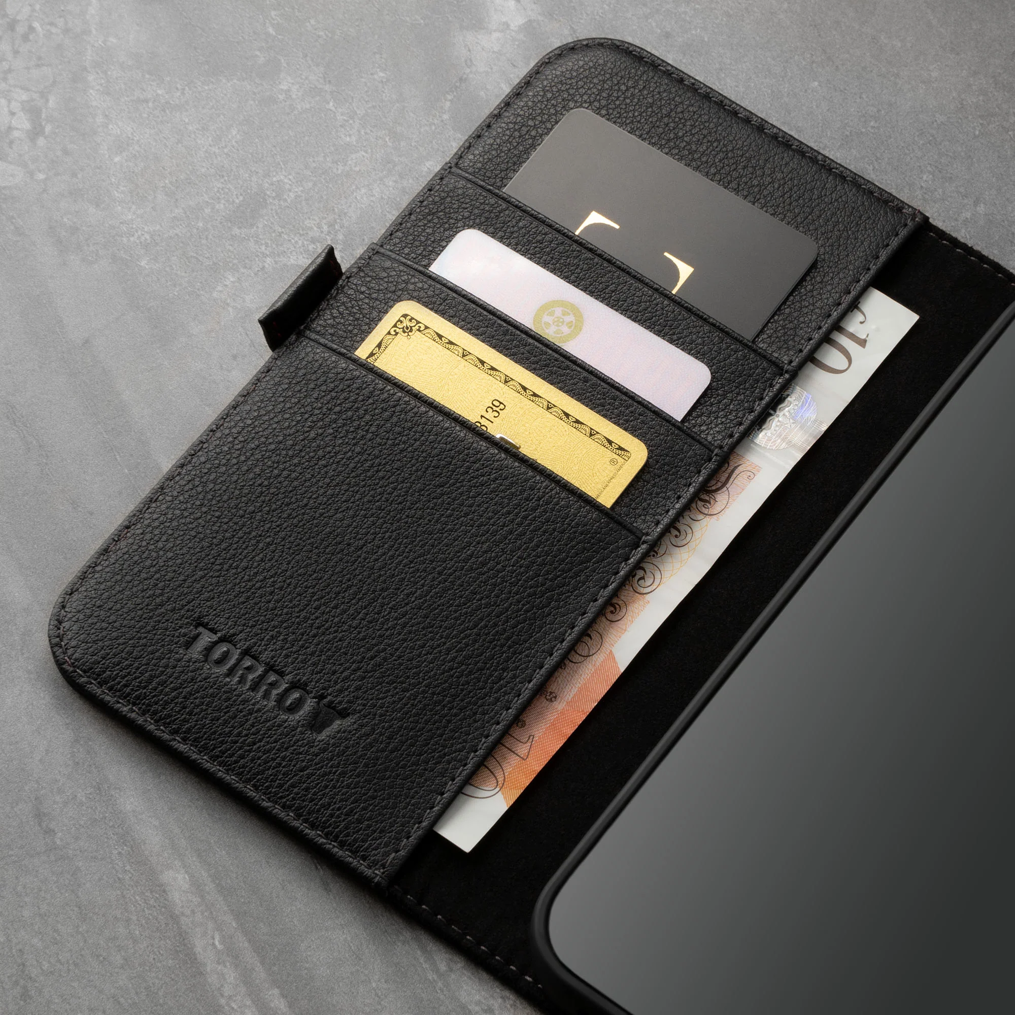 Apple iPhone 13 Leather Wallet Case (with Stand function) - Image 24