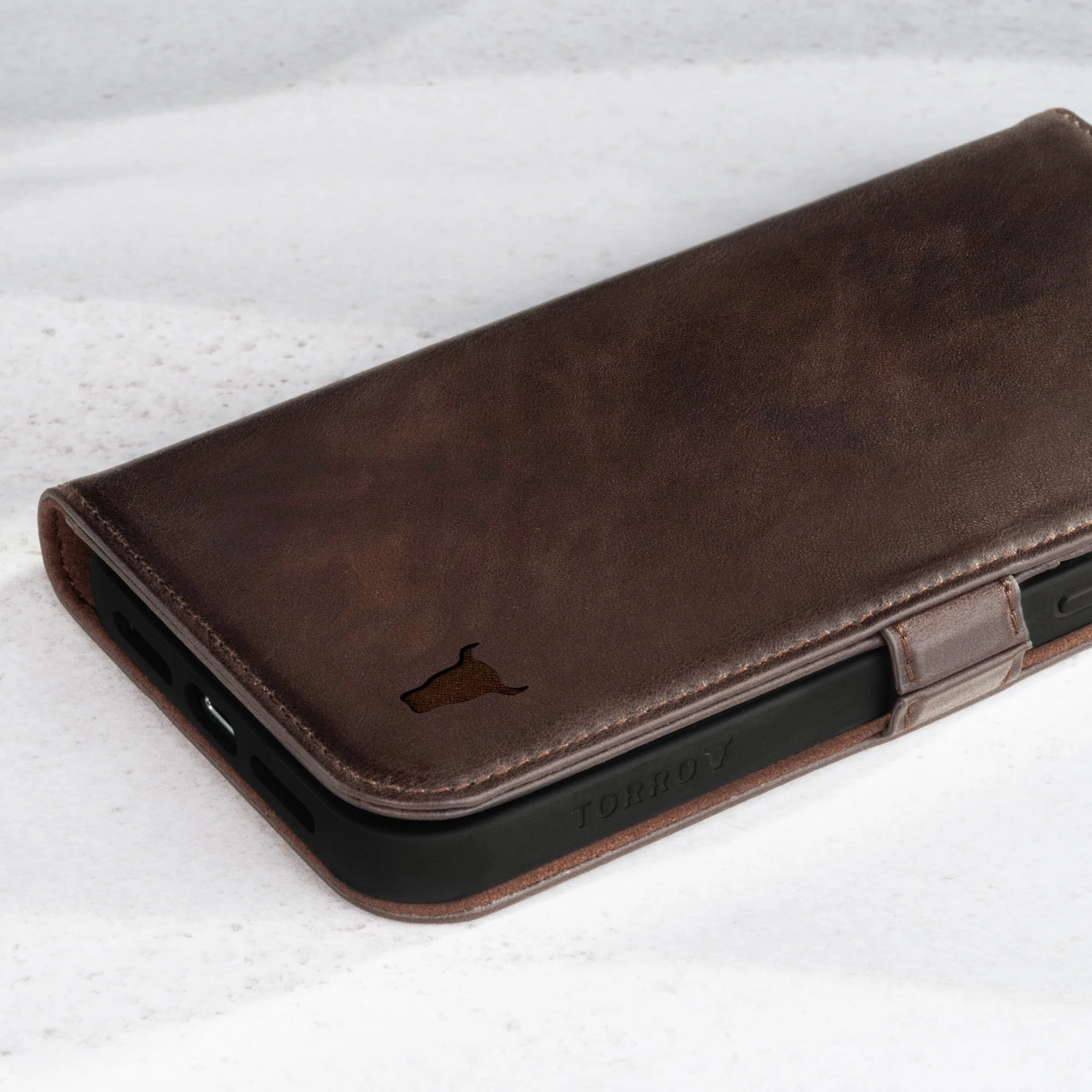 Apple iPhone 14 Pro Leather Wallet Case (with Stand function) - Image 12