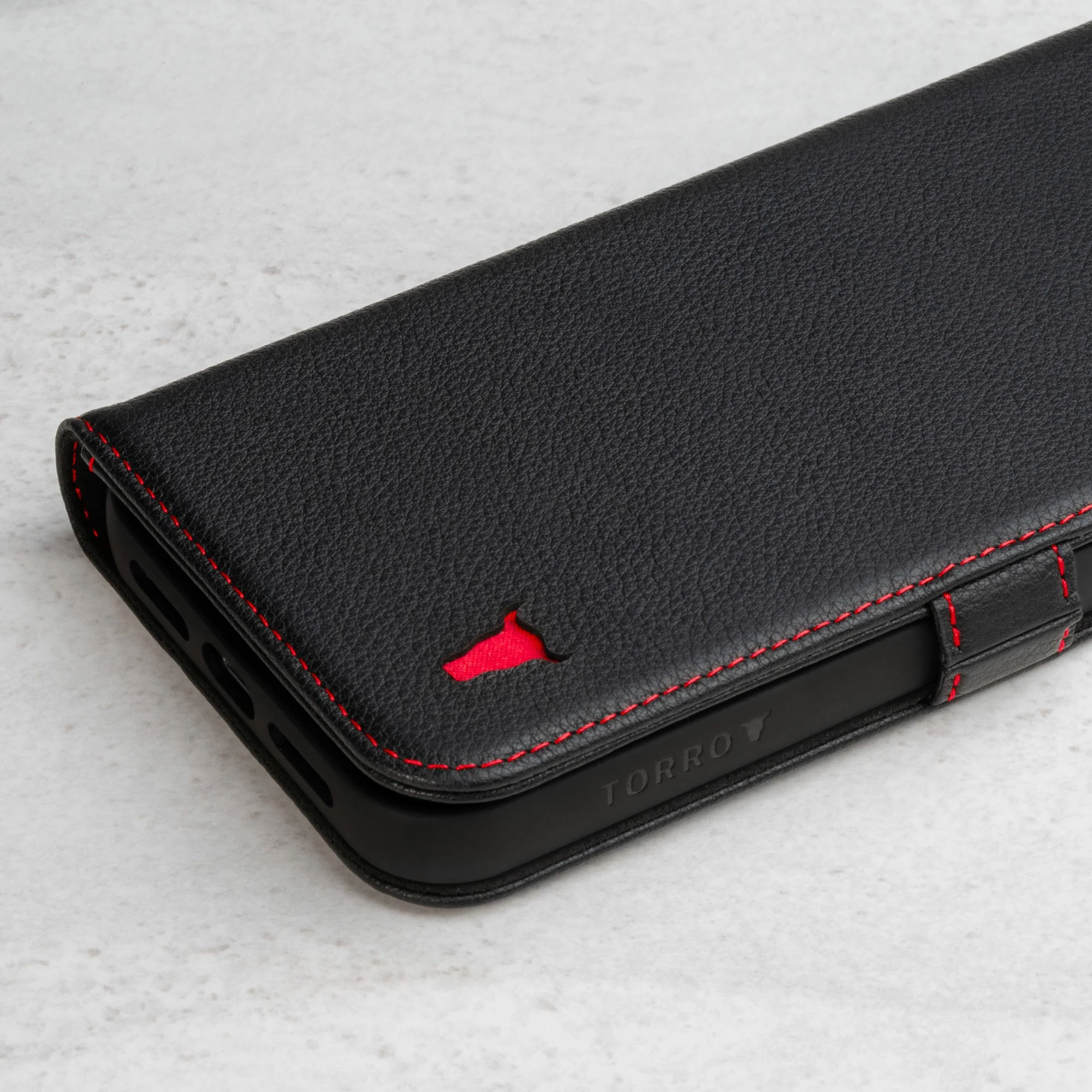 Apple iPhone 14 Pro Leather Wallet Case (with Stand function) - Image 7