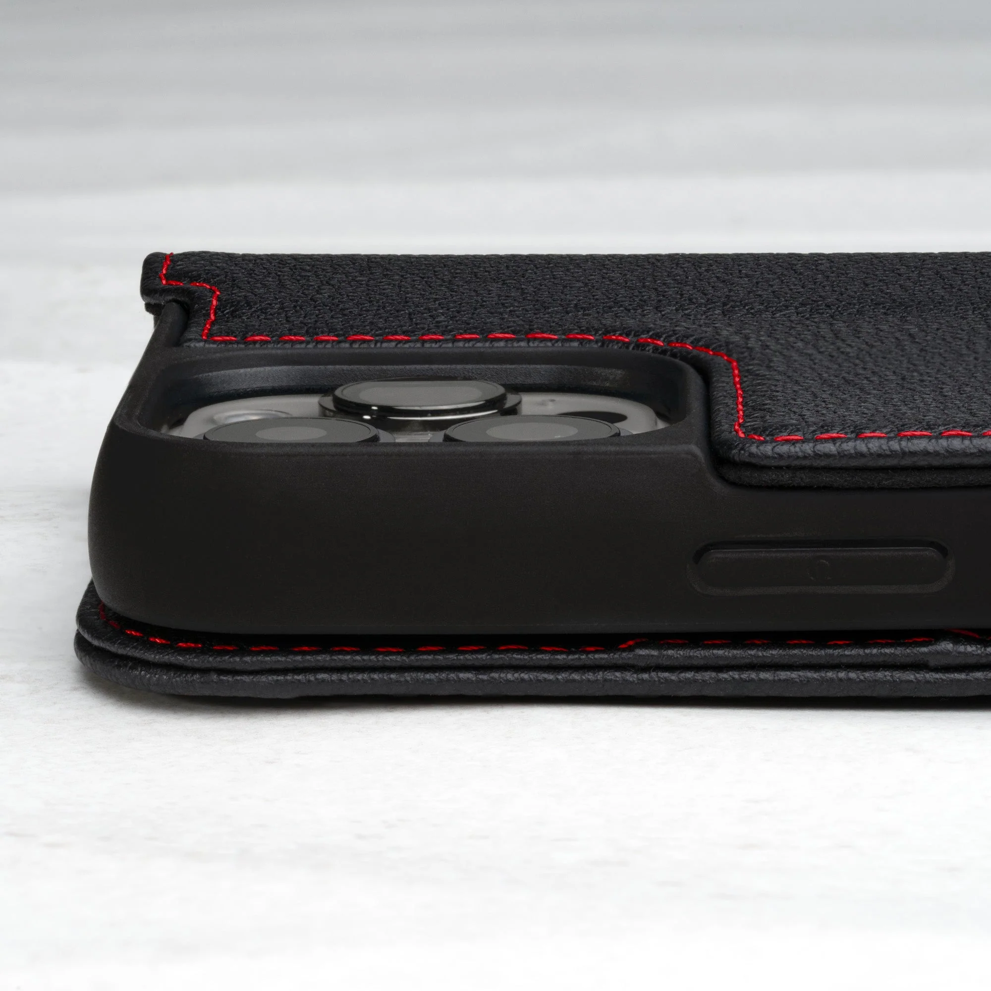 Apple iPhone 14 Pro Leather Wallet Case (with Stand function) - Image 8