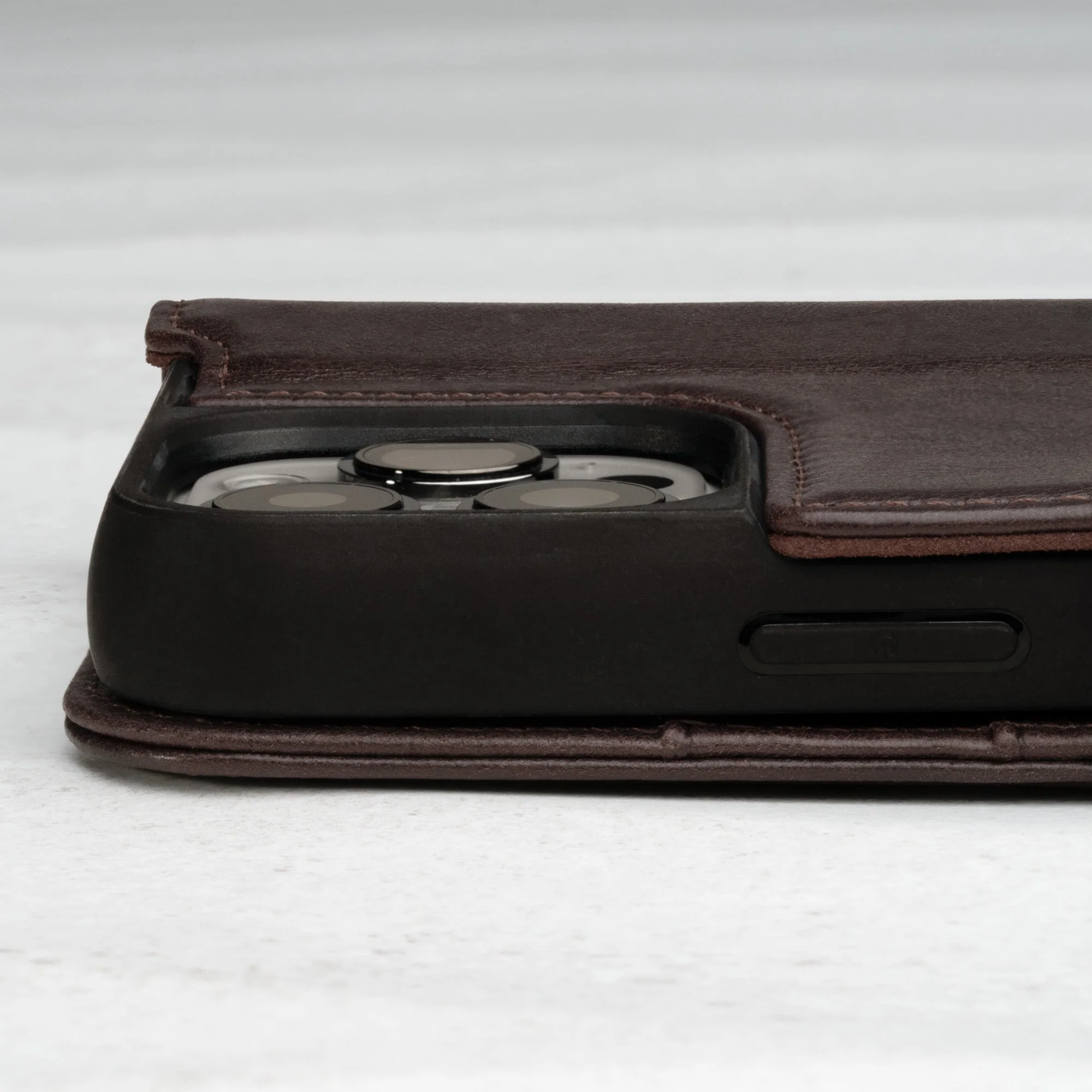 Apple iPhone 14 Pro Max Leather Wallet Case (with Stand function) - Image 12