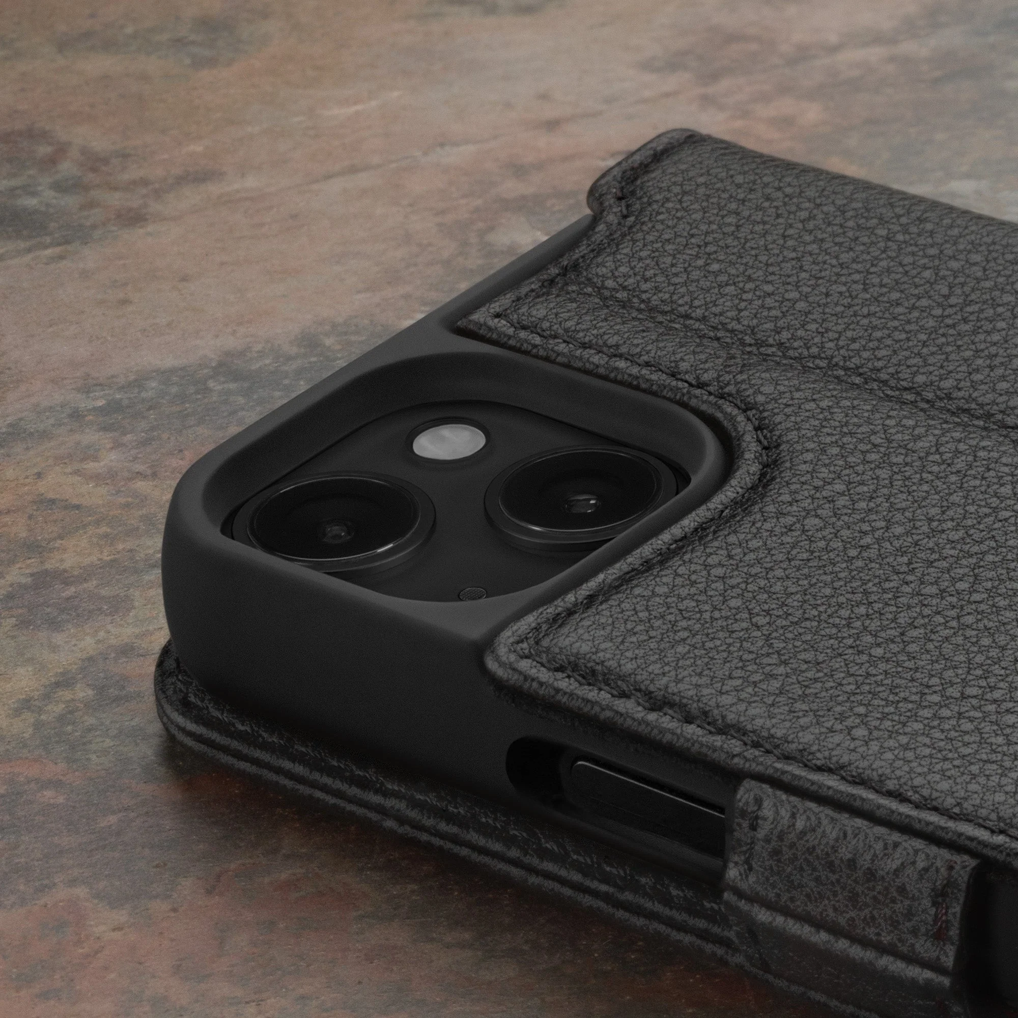 Apple iPhone 15 Leather Wallet Case (with Stand Function) - Image 31