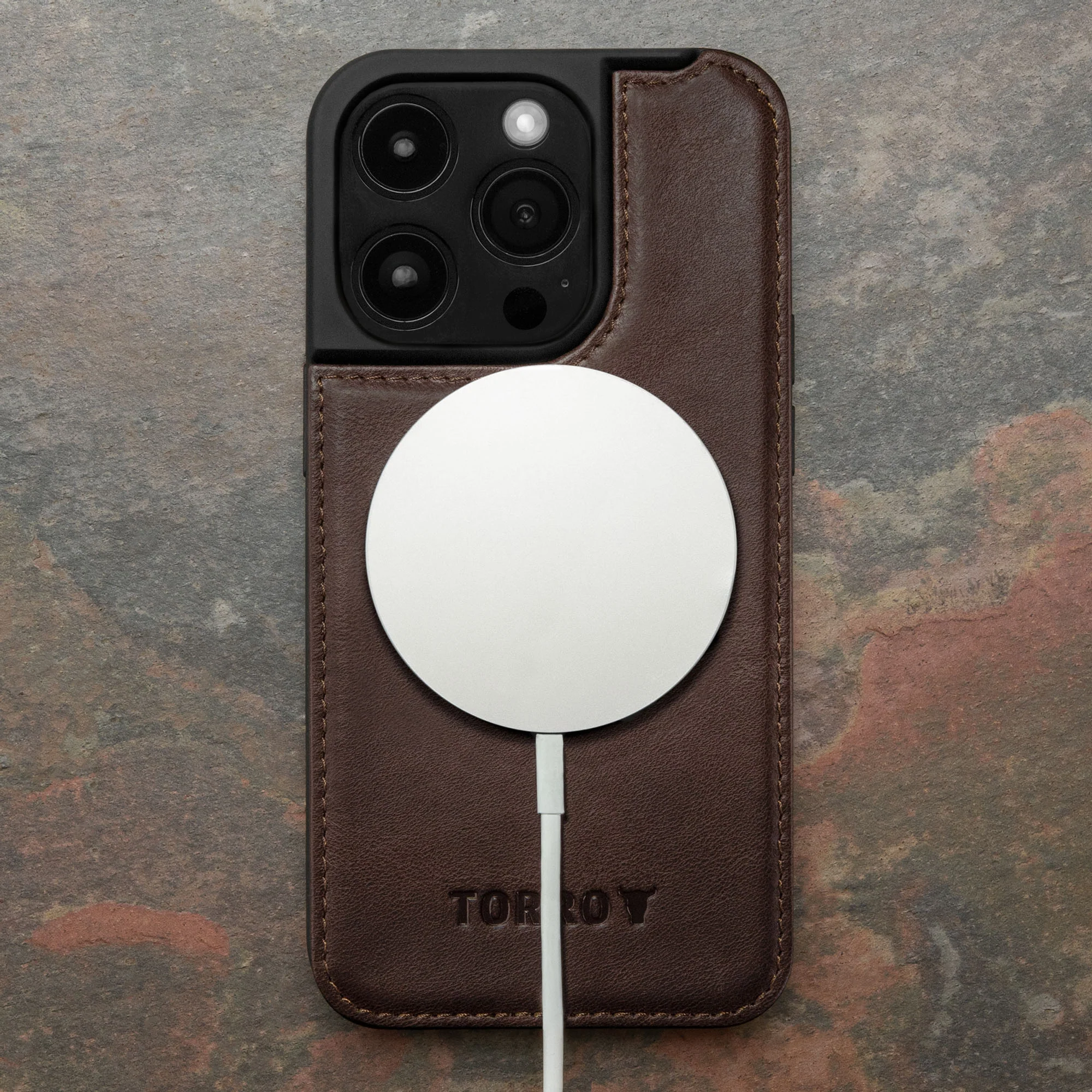 Apple iPhone 15 Pro Leather Bumper Case - Image 5