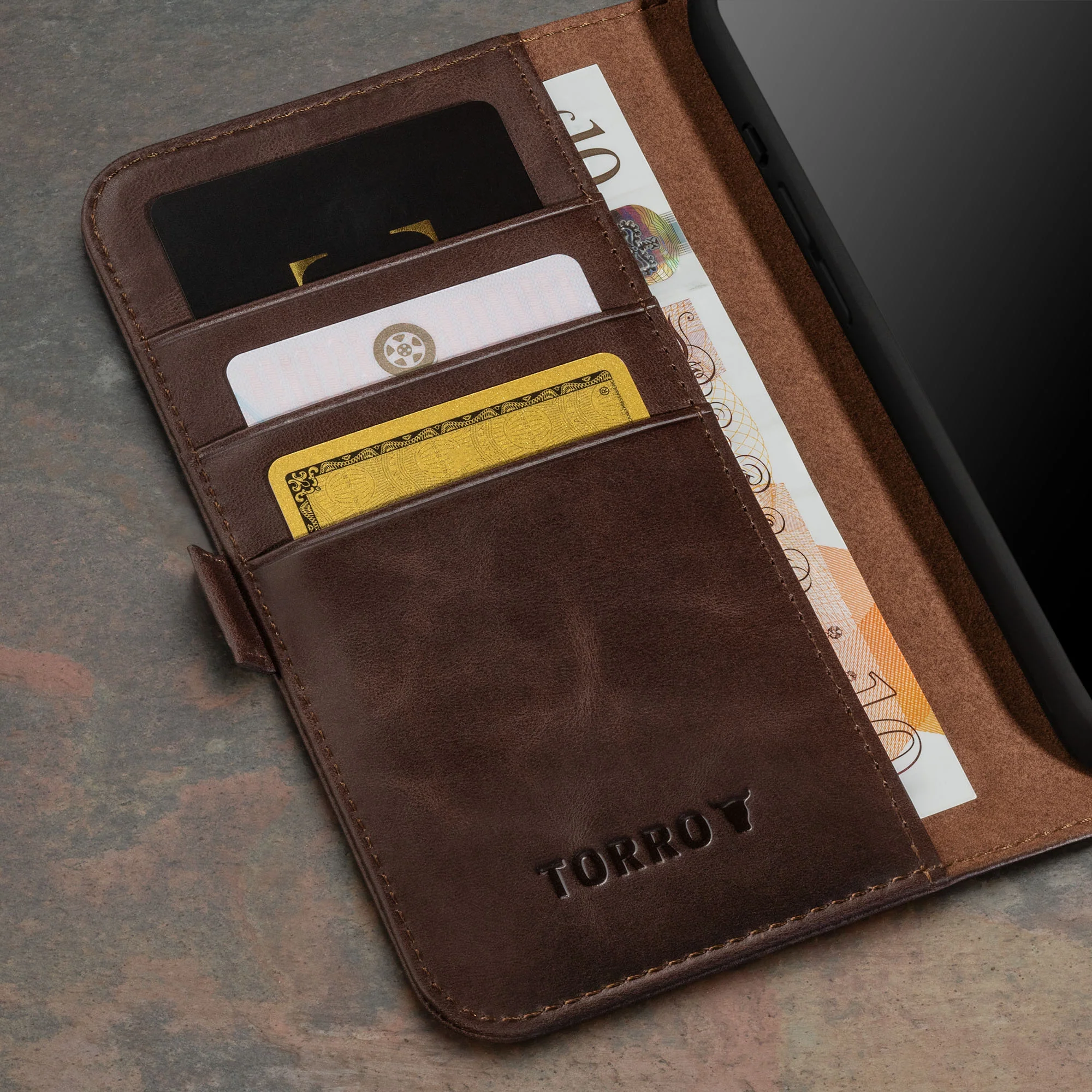 Apple iPhone 15 Pro Max Leather Wallet Case (MagSafe Charging) - Image 21