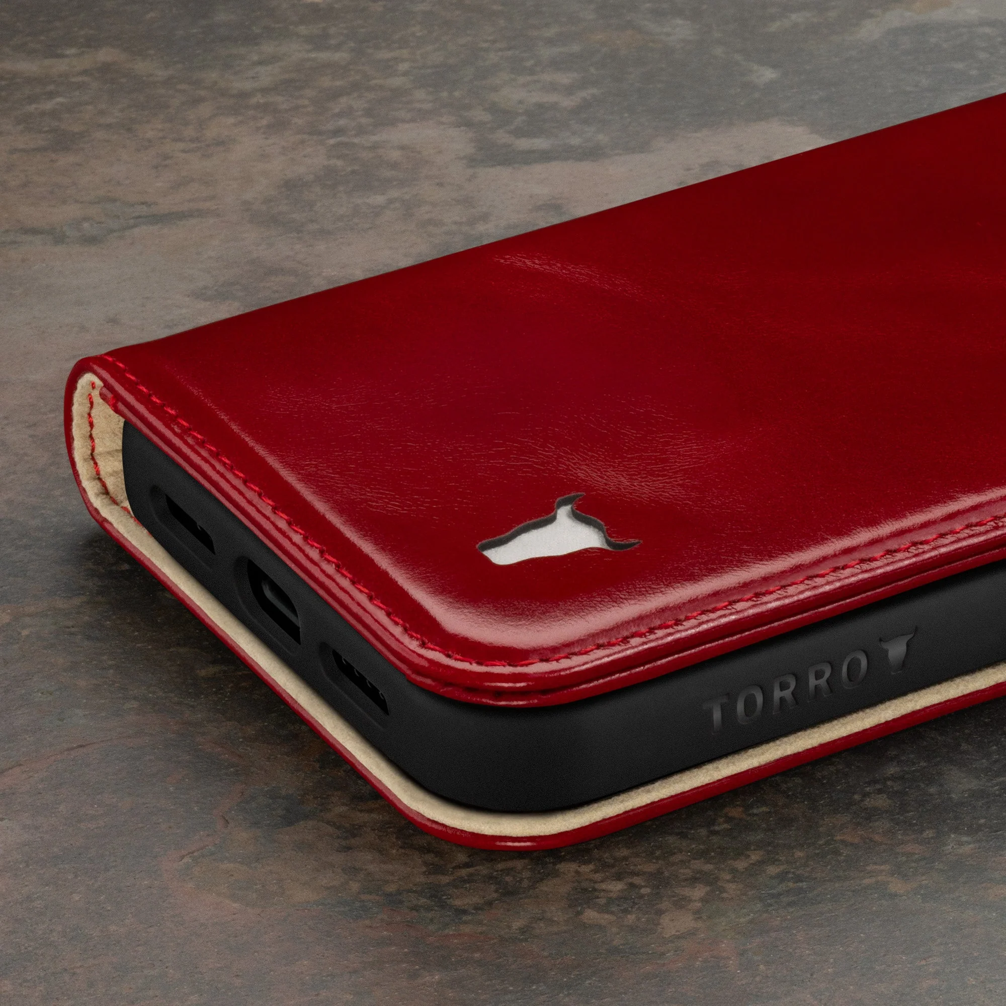 Apple iPhone 15 Pro Max Leather Wallet Case (MagSafe Charging) - Image 30