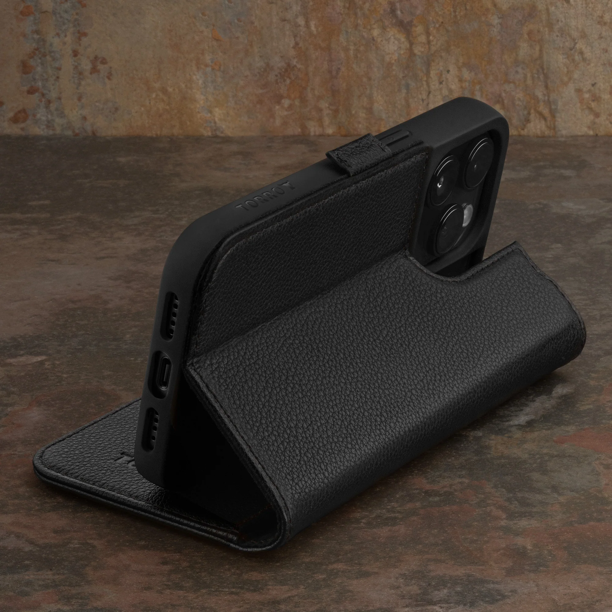 Apple iPhone 15 Pro Max Leather Wallet Case (MagSafe Charging) - Image 32