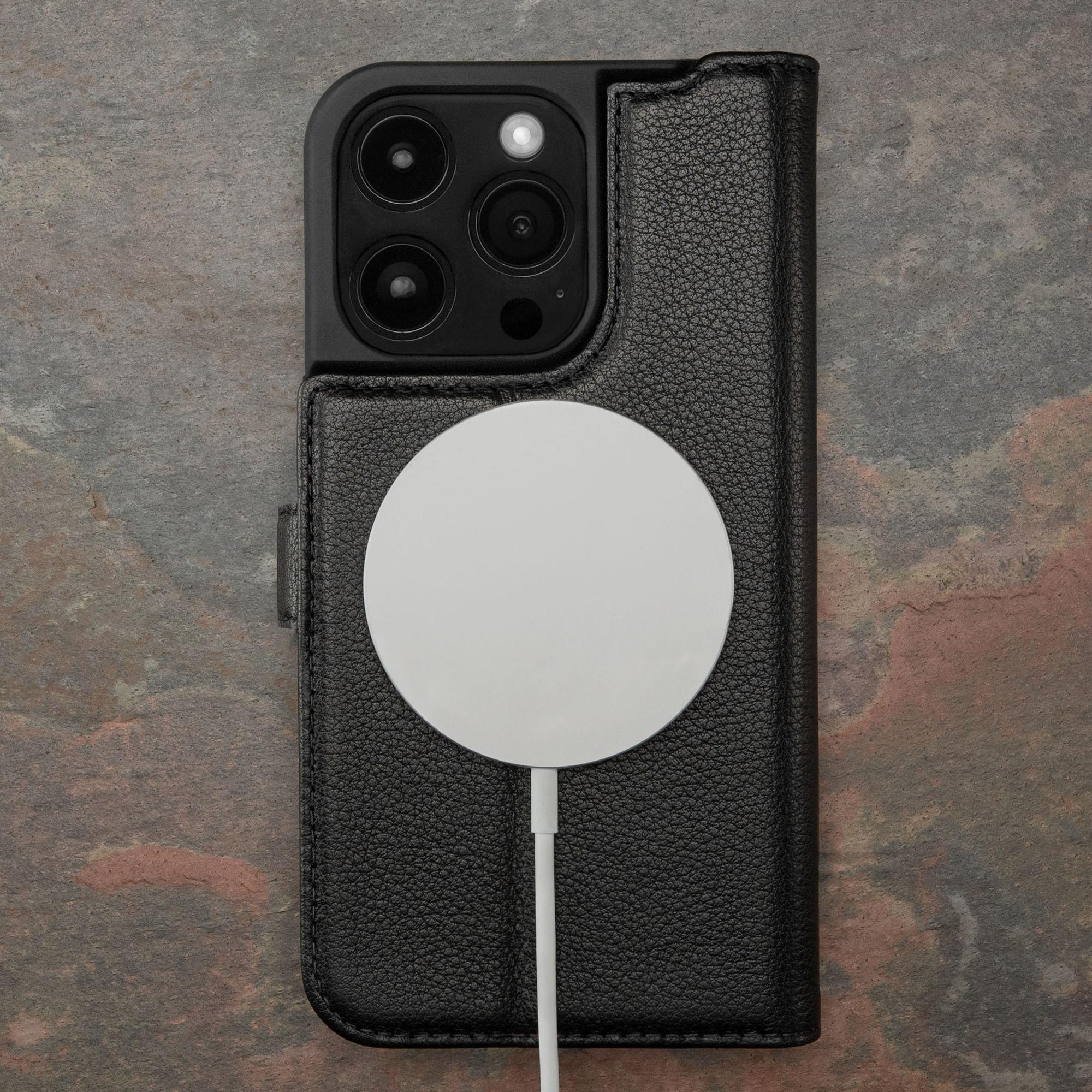 Apple iPhone 15 Pro Max Leather Wallet Case (MagSafe Charging) - Image 37