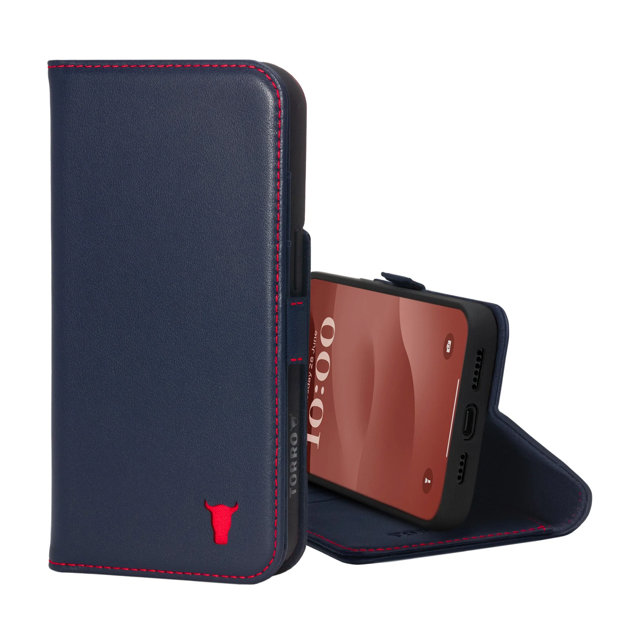Apple iPhone 15 Pro Max Leather Wallet Case (MagSafe Charging) - Image 6