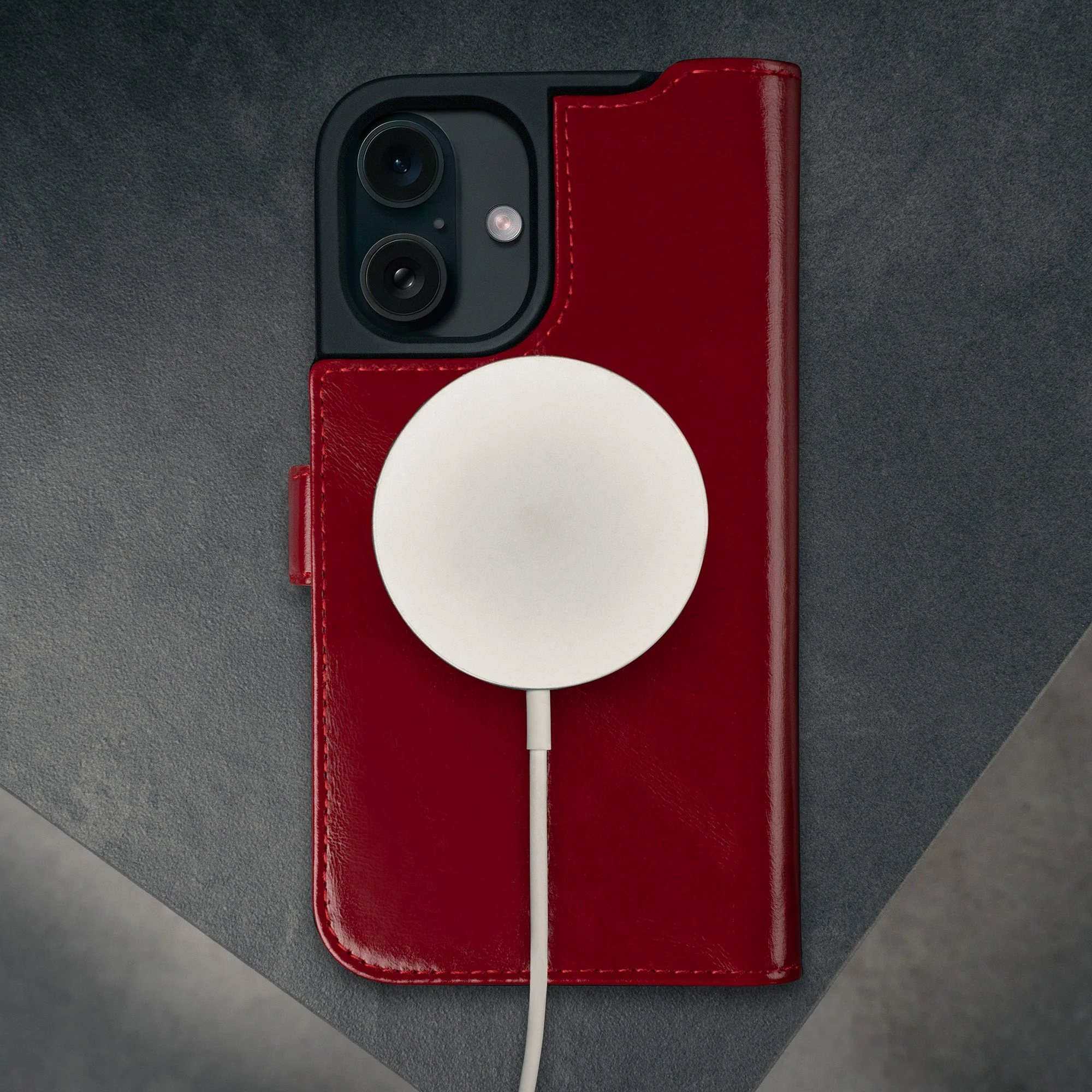 Apple iPhone 16 Leather Wallet Case (MagSafe Charging) - Image 30