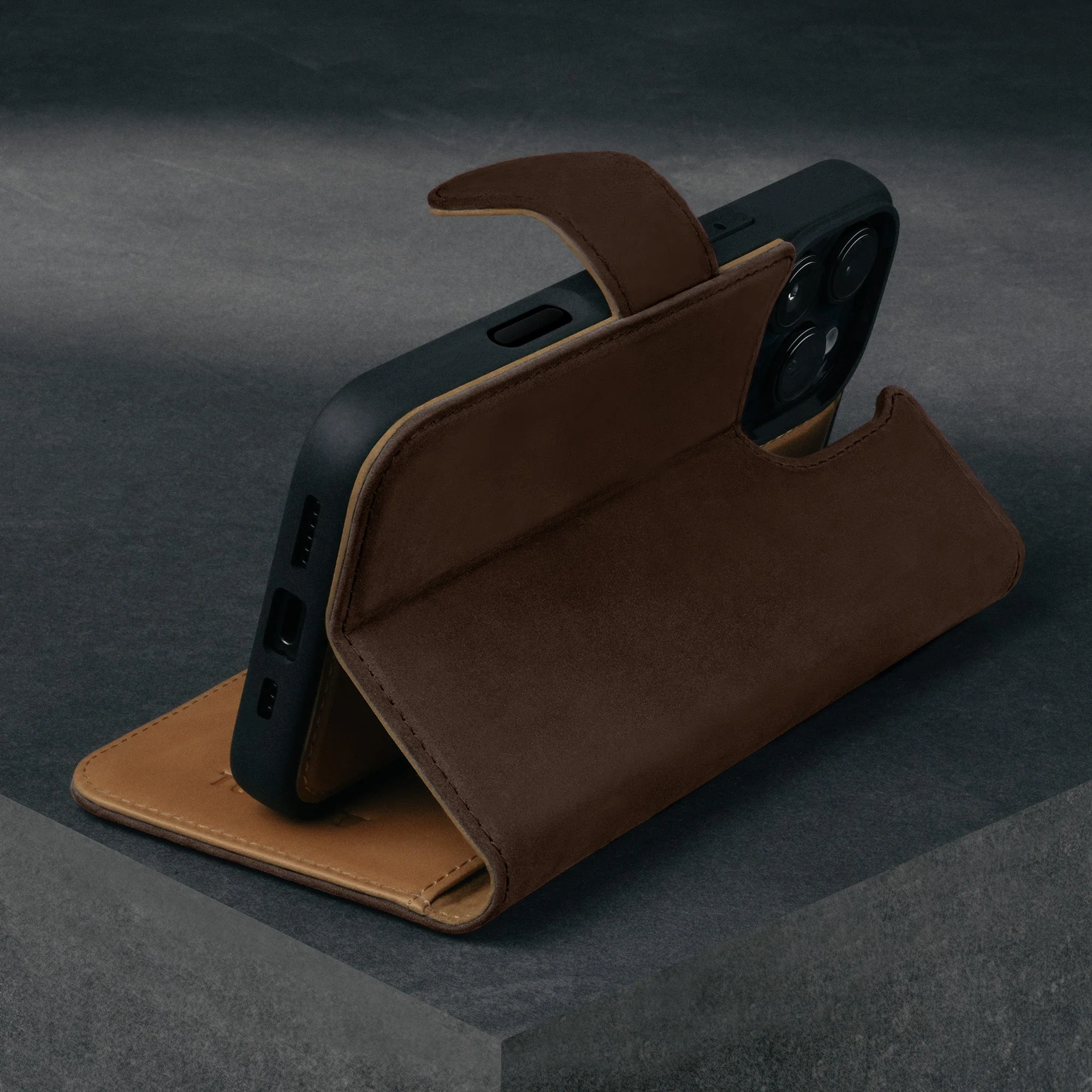 Apple iPhone 16 Pro 2-in-1 Leather Wallet Case (with Detachable Cover & MagSafe Compatible) - Image 11