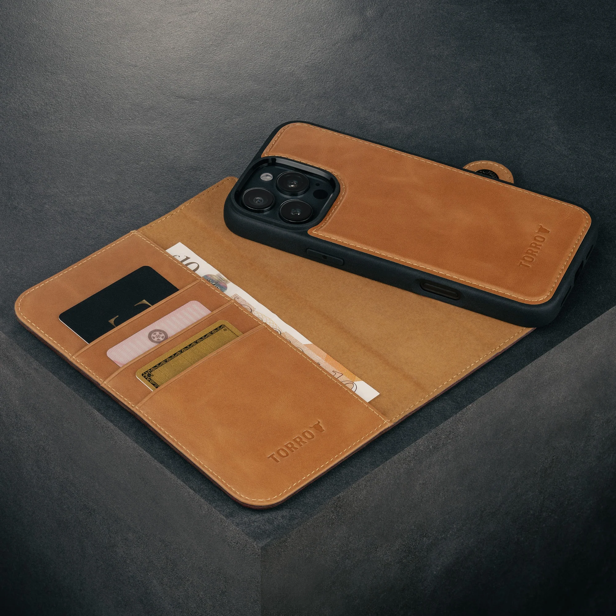 Apple iPhone 16 Pro Max 2-in-1 Leather Wallet Case (with Detachable Cover & MagSafe Charging) - Image 22