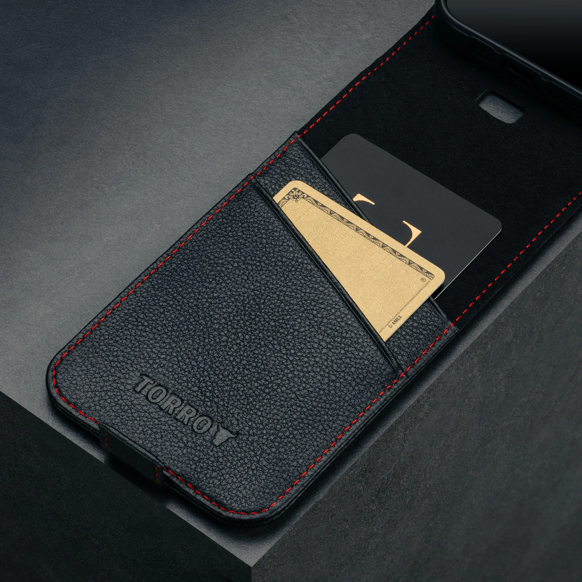 Apple iPhone 17e / 16e Leather Flip Case - Image 3