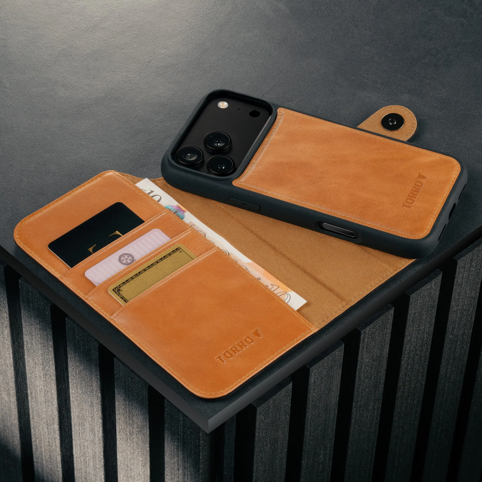 Apple iPhone 17 Pro 2-in-1 Leather Wallet Case (with Detachable Cover & MagSafe Charging) - Image 7