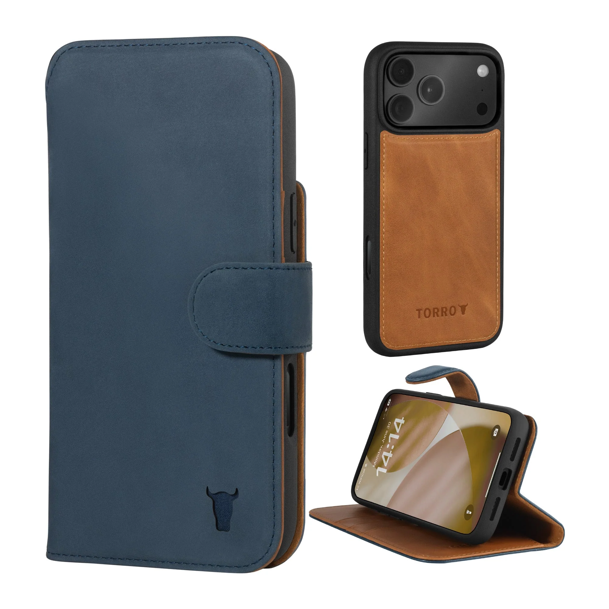 Apple iPhone 17 Pro Max 2-in-1 Detachable Leather Wallet Case (MagSafe Charging) - Image 3