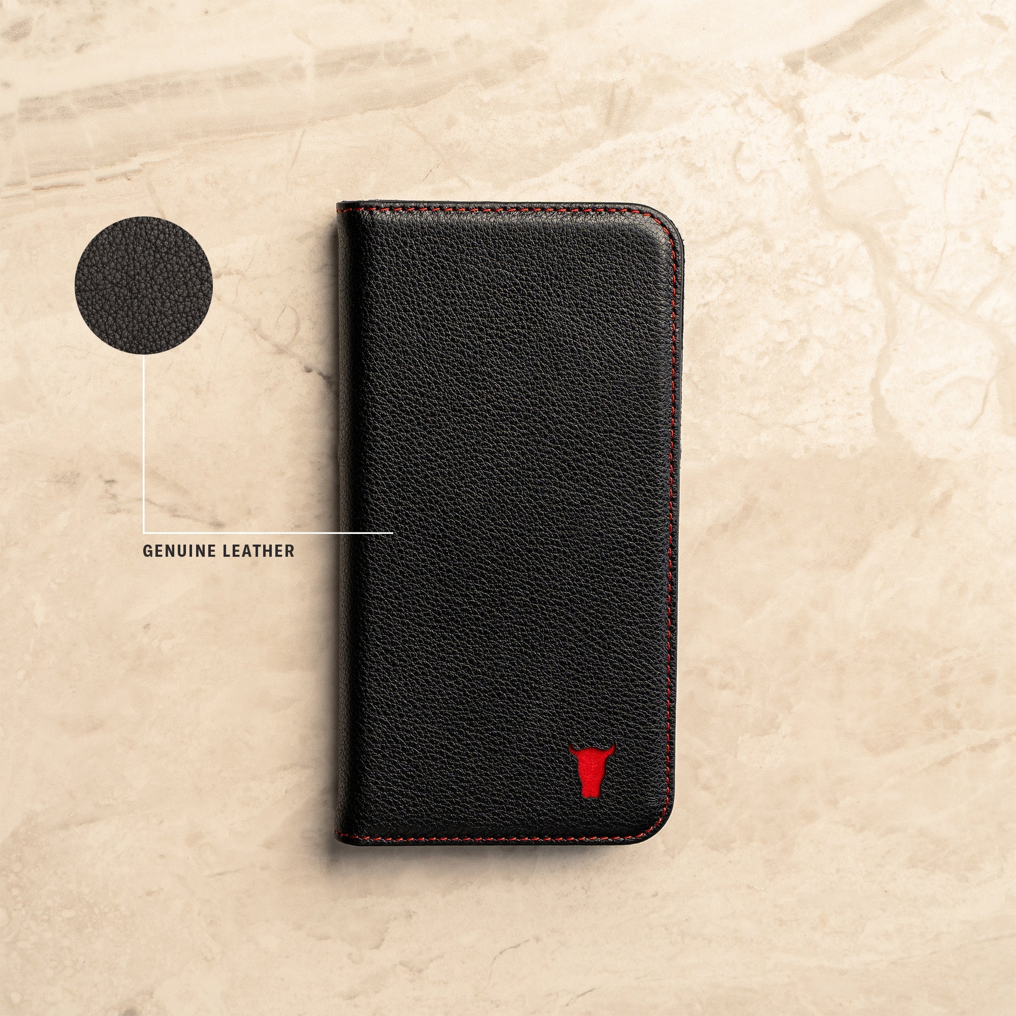 Apple iPhone XR Leather Wallet Case (with Stand Function) - Image 6