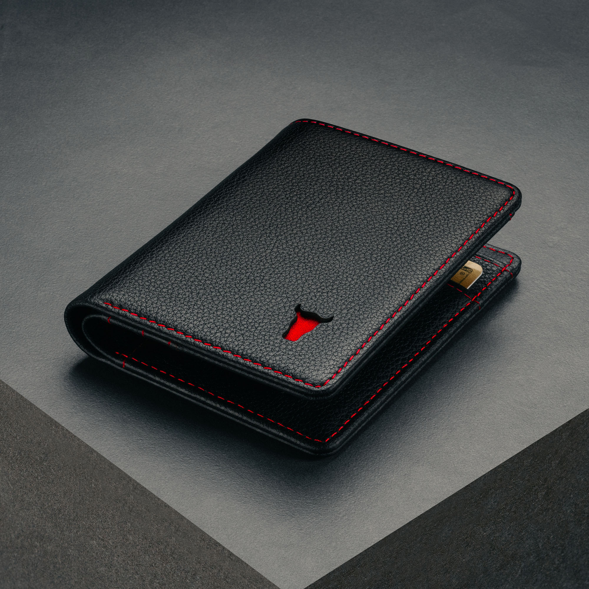 Slim Leather Bifold Wallet (with RFID Protection) - Image 5