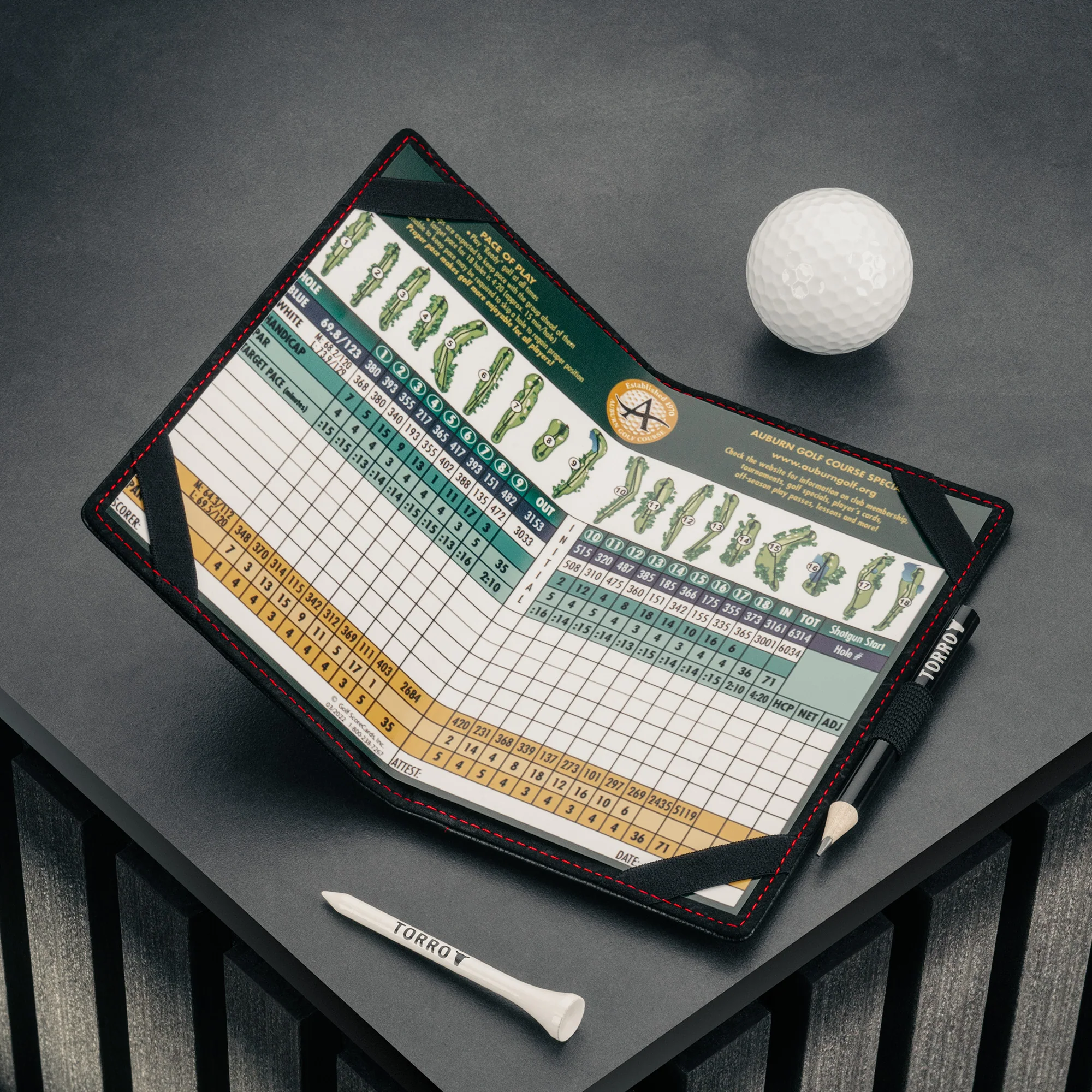 Leather Golf Scorecard Holder Wallet - Image 5