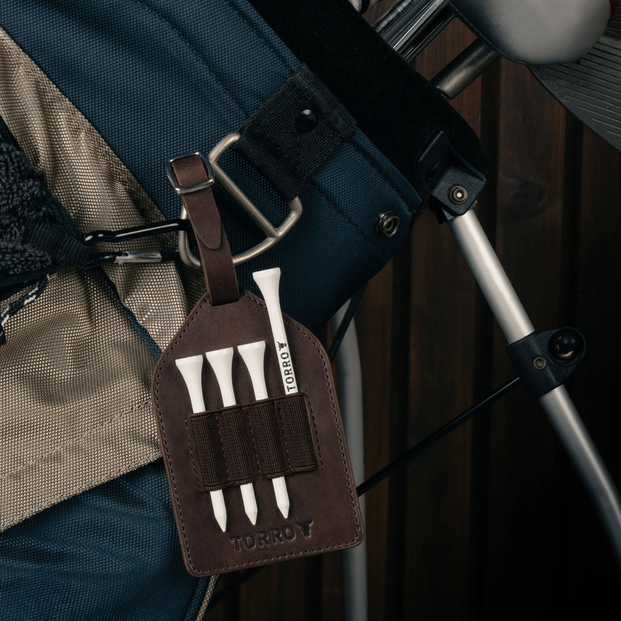 Leather Golf Tee Holder for Golf Bags - Image 8