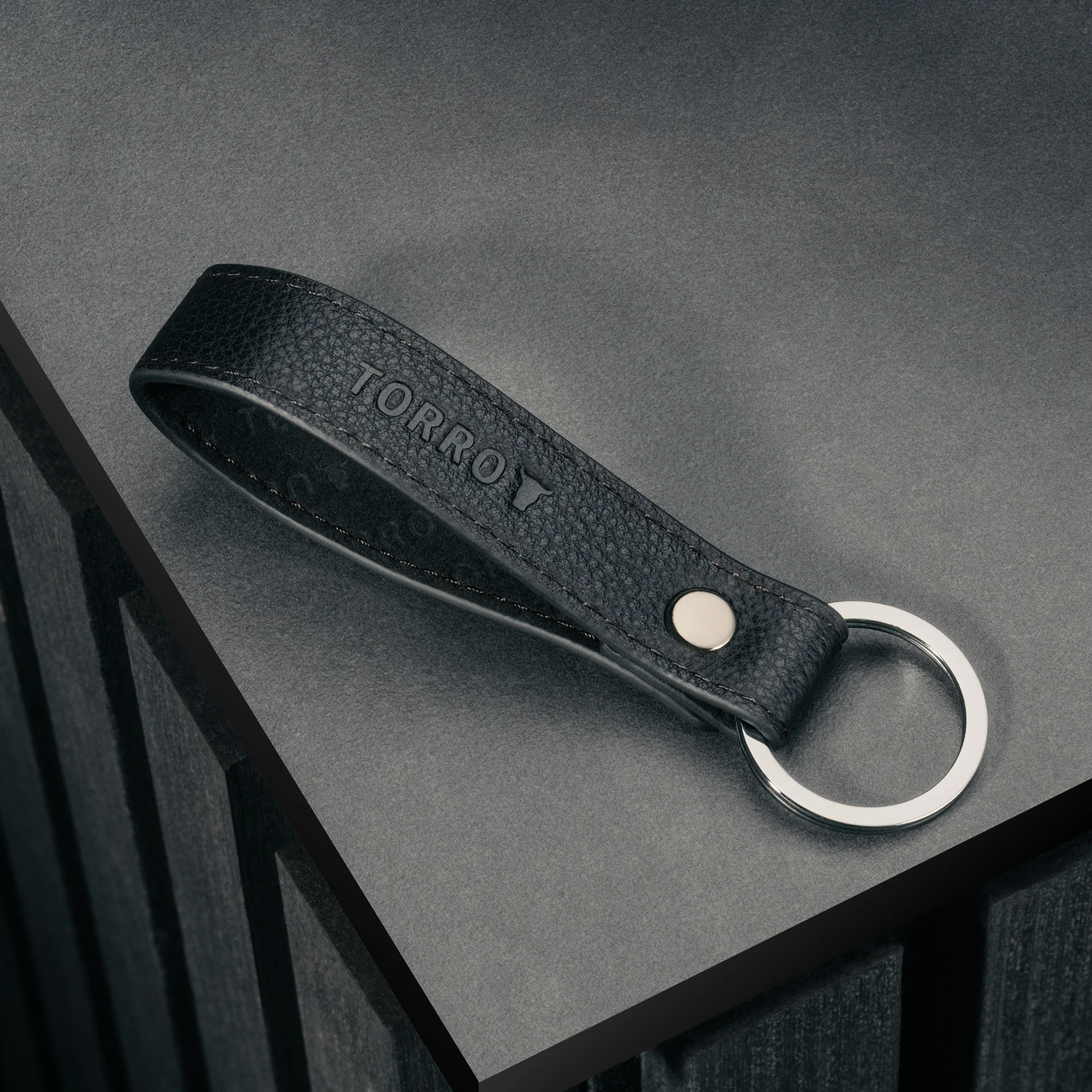 Premium Leather Loop Keyring - Image 10