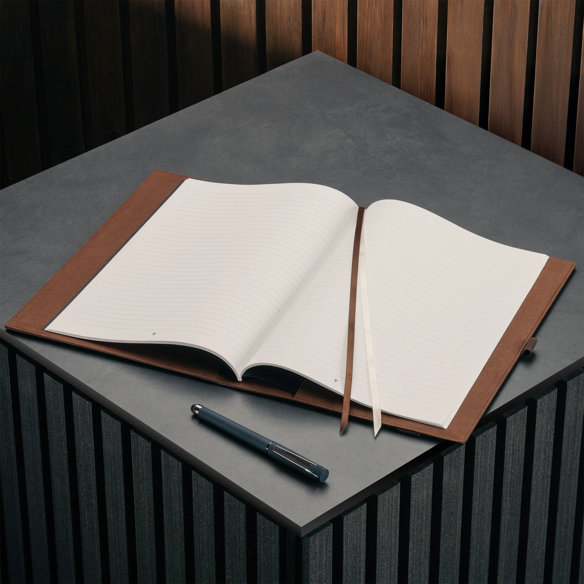 Refillable A4 / A5 Leather Notebook Cover (with Notebook Insert) - Image 7