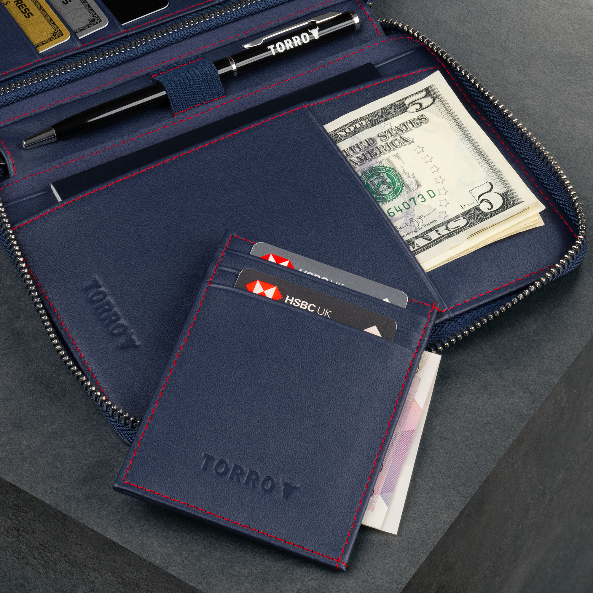 Leather Travel Wallet & Passport Organiser (with RFID Protection) - Image 19